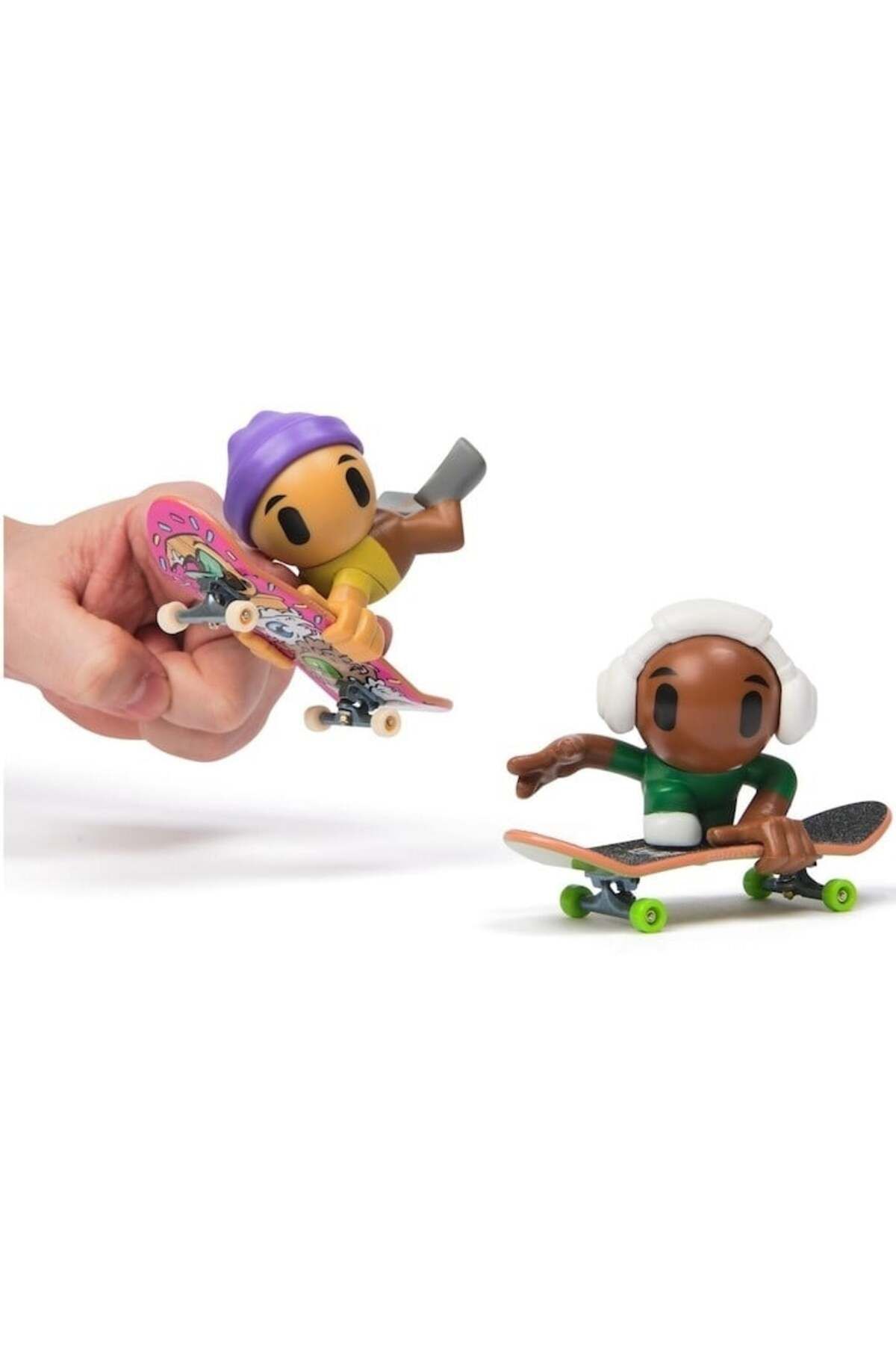 SPIN MASTERR-Tech Deck, SK8 Crew, set of 2 mini skateboards with 2 figures, model 4 6