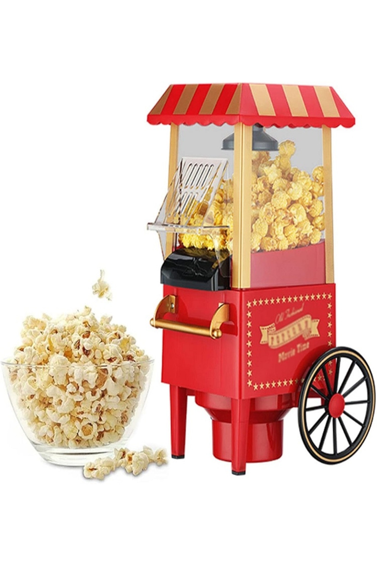 ماكينة صنع الفشار 1200 واط DLC PC148 أحمر/أصفر