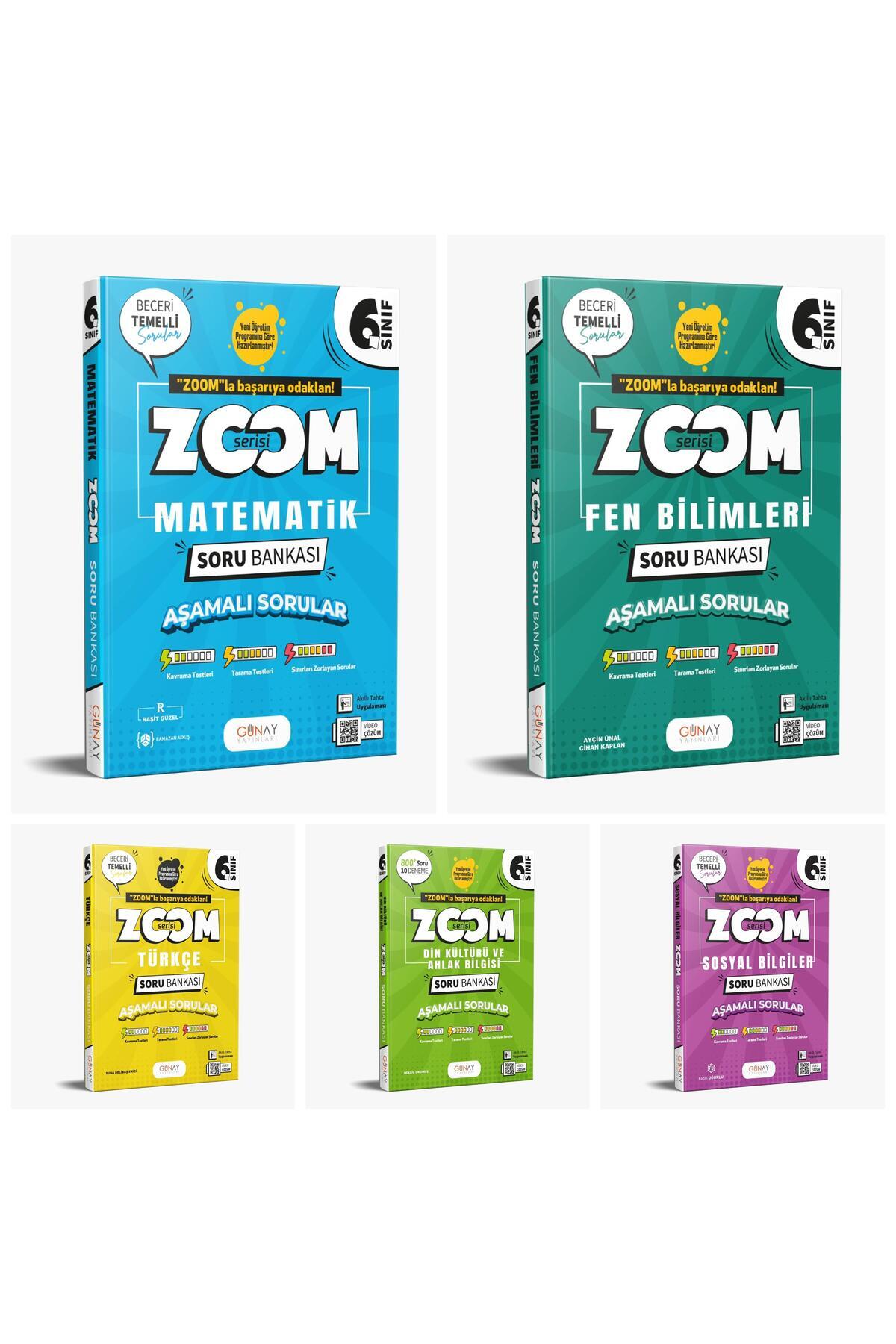 Günay Yayınları GÜNAY YAYINLARI 6. SINIF TÜM DERSLER ZOOM SORU