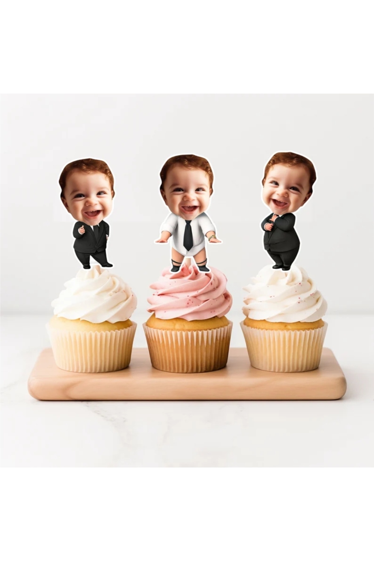 ELF REKLAM Cupcake Pasta Süsü Kürdan 10 Adet