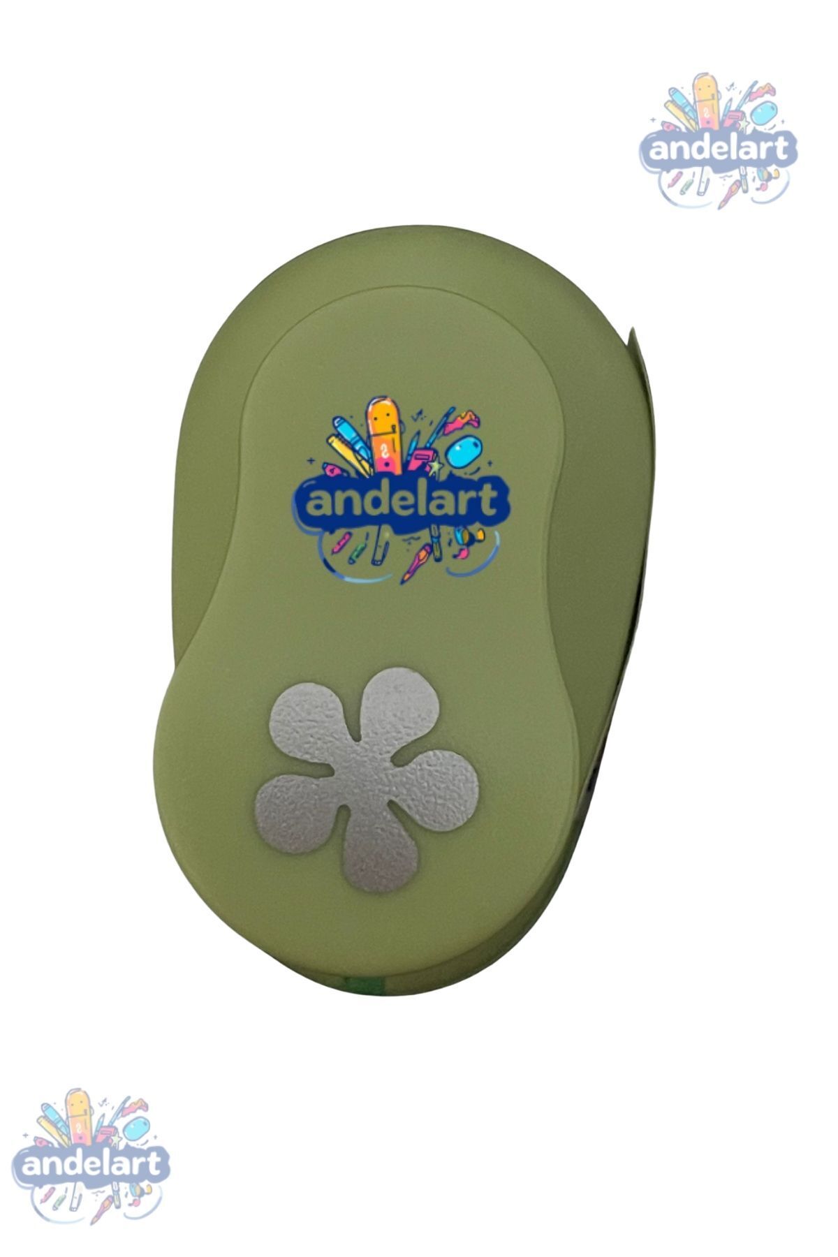 andelart Şekilli Küçük Boy Delgeç şekilgeç 1,5 cm