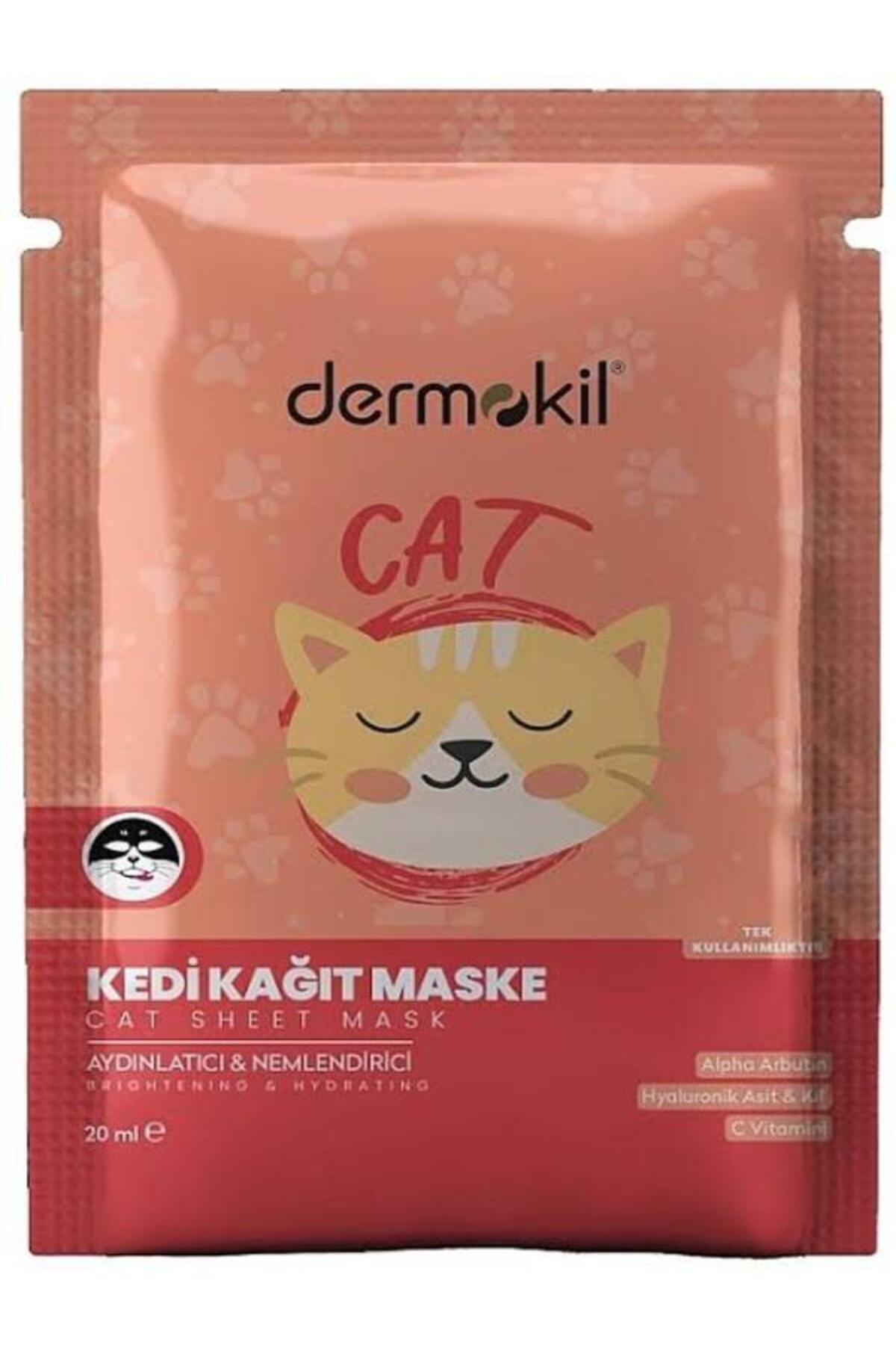 Dermokil-Cat Paper Mask Brightening & Moisturizing 20 ml 1