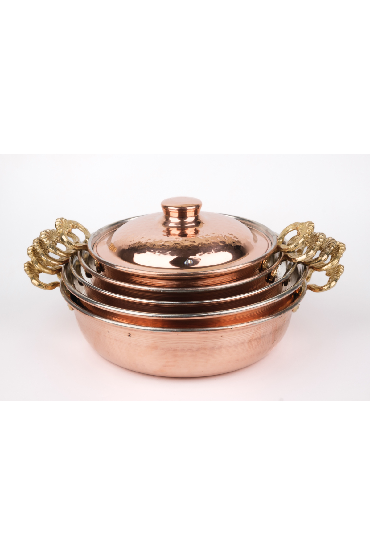 Copper Sauteed Rice Cookware Set 3pcs 6pcs