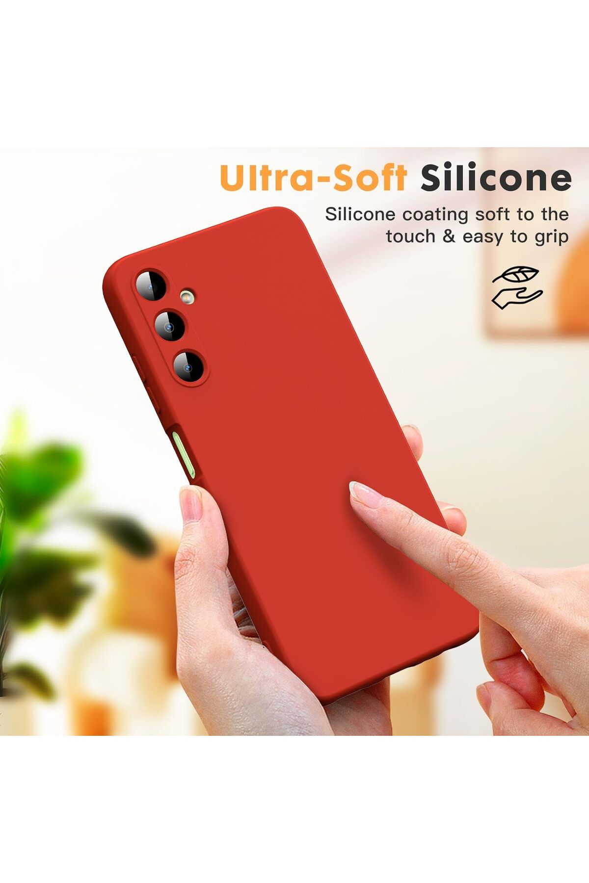 ALC MOBILE-Soft Touch Case, slim, ALC Mobile, anti-shock, compatible with Samsung Galaxy A05S, Red Tpu 7