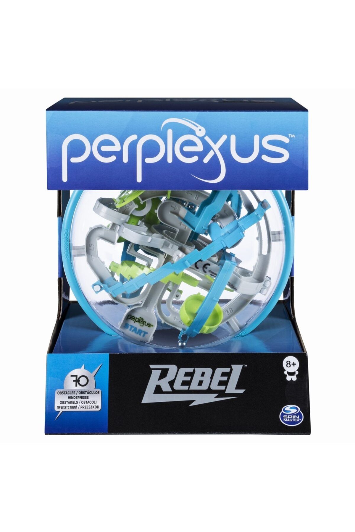 SPIN MASTERR-3D Maze Game, Spin Master Perplexus Rebel, Blue 4