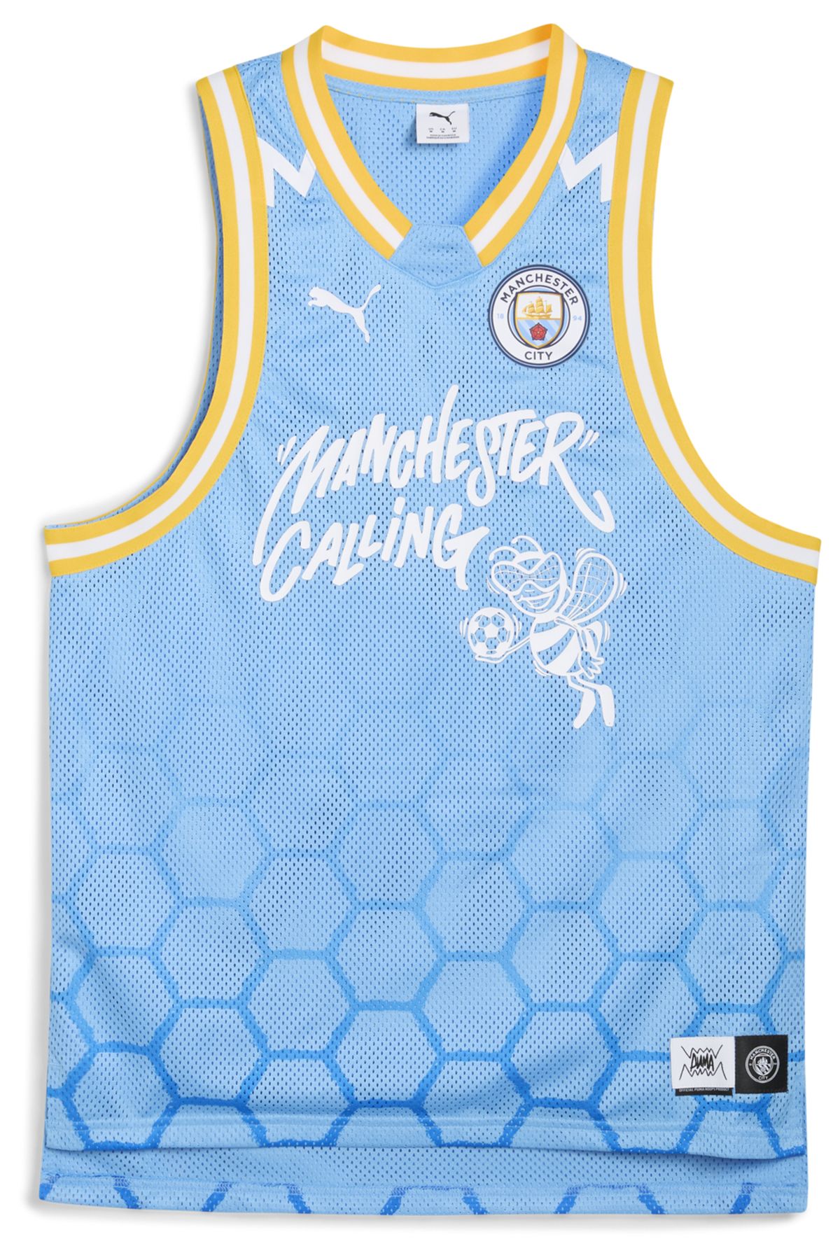Puma-Tricou de baschet PUMA HOOPS x MANCHESTER CITY pentru bărbați 3