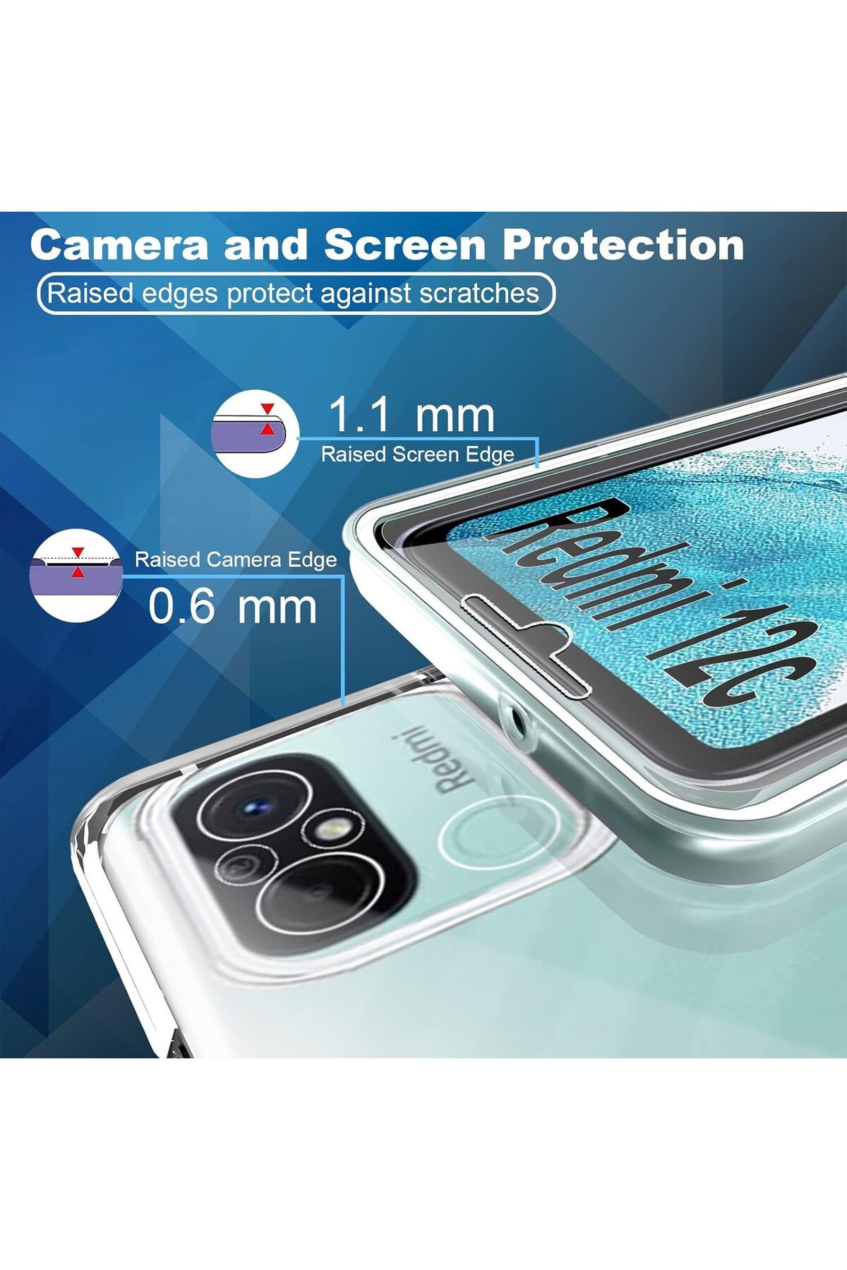 ALC MOBILE-Cover 360 Xiaomi Redmi 12C - V2 Transparent front and back 4