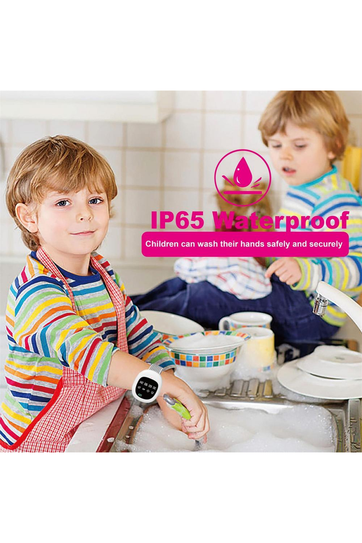 CLAUSTEEL-Wetness Alarm, 4 Modes, Vibration, Timer, Rechargeable, Potty Training Sensor 4
