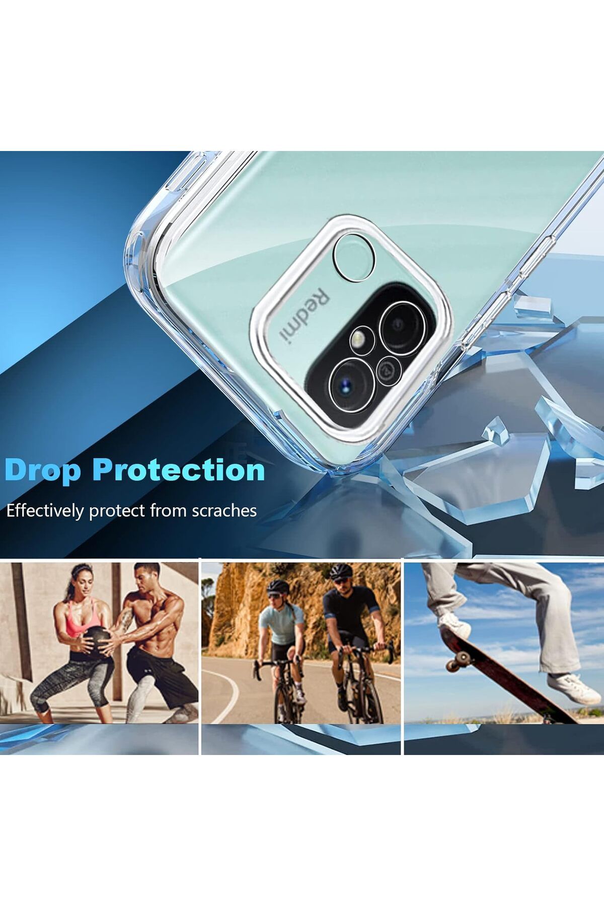 ALC MOBILE-Cover 360 Xiaomi Redmi 12C - V2 Transparent front and back 7