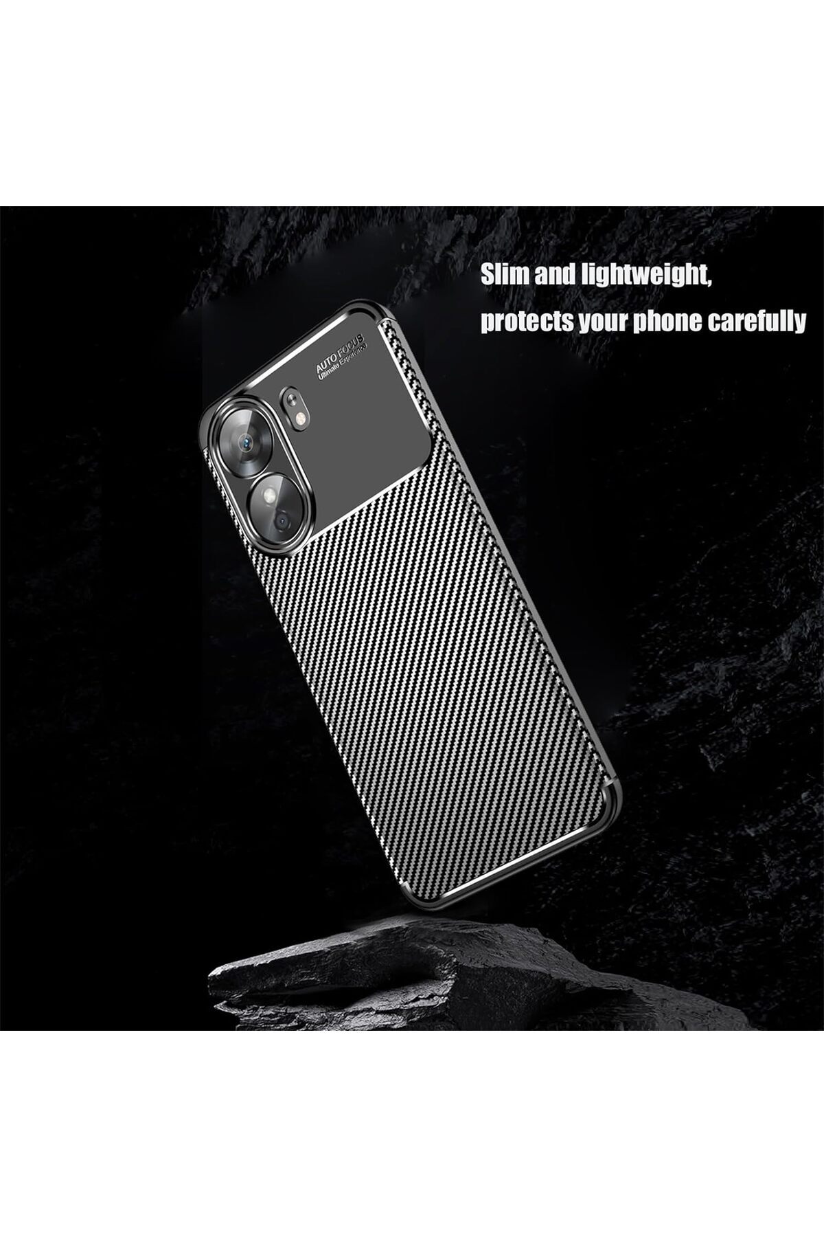 ALC MOBILE-Auto Focus Carbon ALC Mobile Case, For XIAOMI Redmi 13C - Black 2