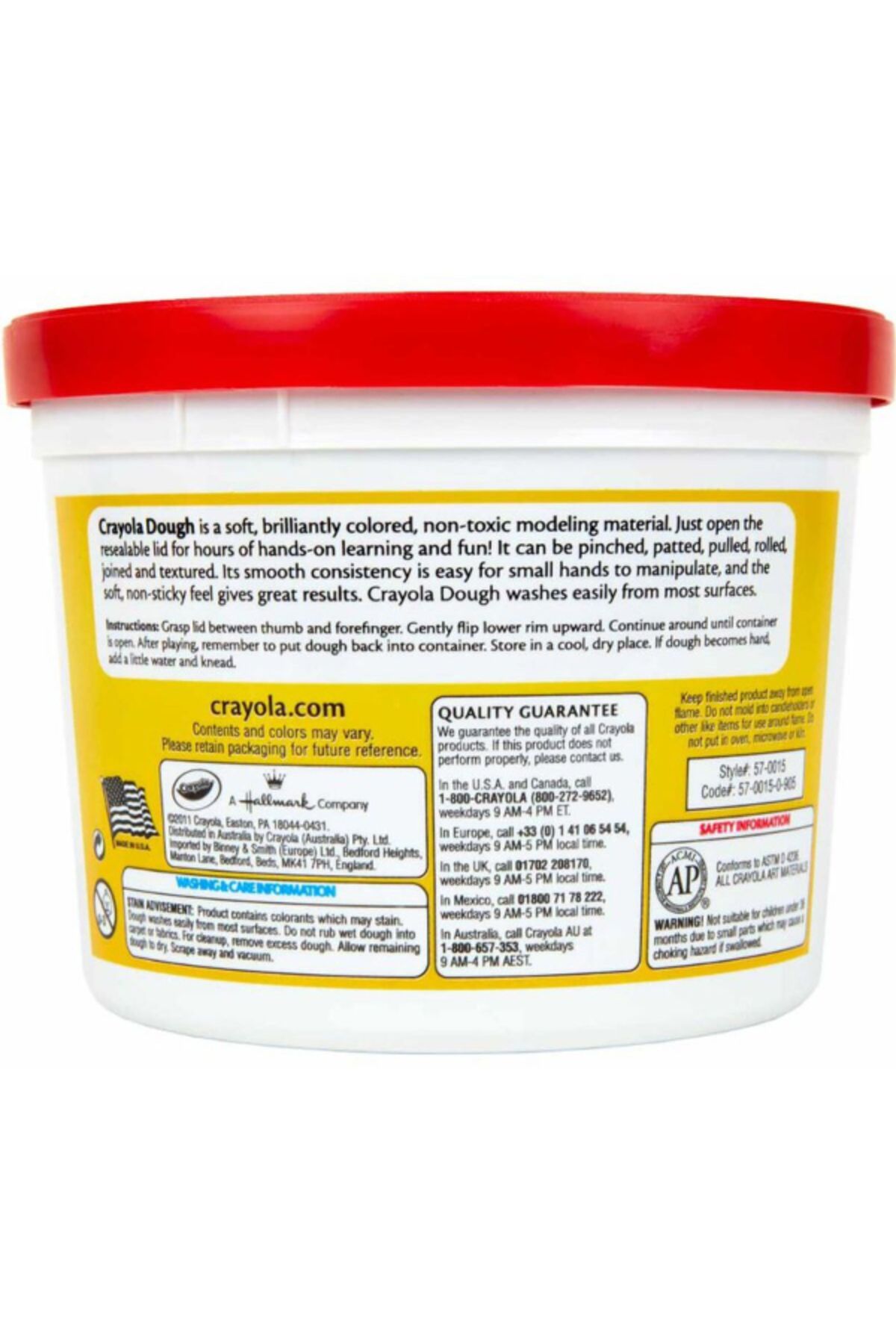 Crayola-Super Soft Resealable Modelling Bucket Dough 3 Pound 4