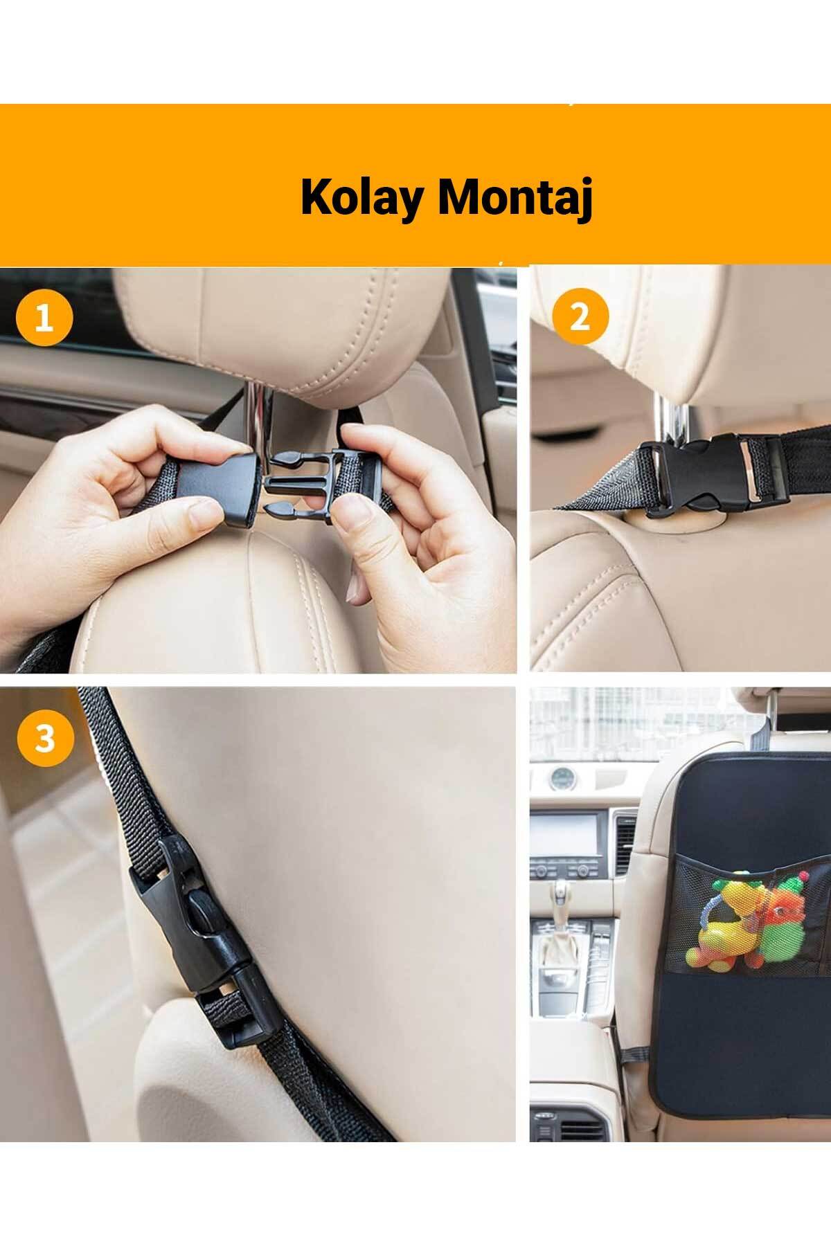 RevuBaby 2 Li Oto Koltuk Arkası Koruyucu Organizer Sıvı Geirmez Araba Koltuk Koruma fotoğrafı 4 (önizleme)