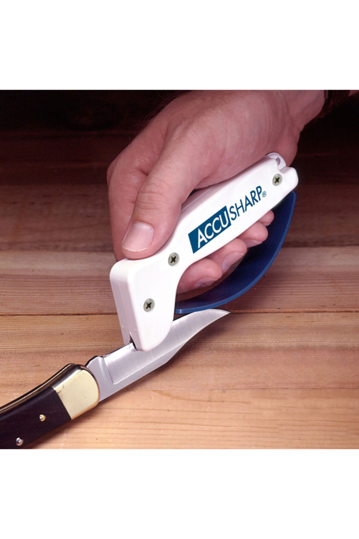 Accusharp-Easy to Use Knife-and Tool Sharpener with Ergonomic Handle and Finger Guard 6