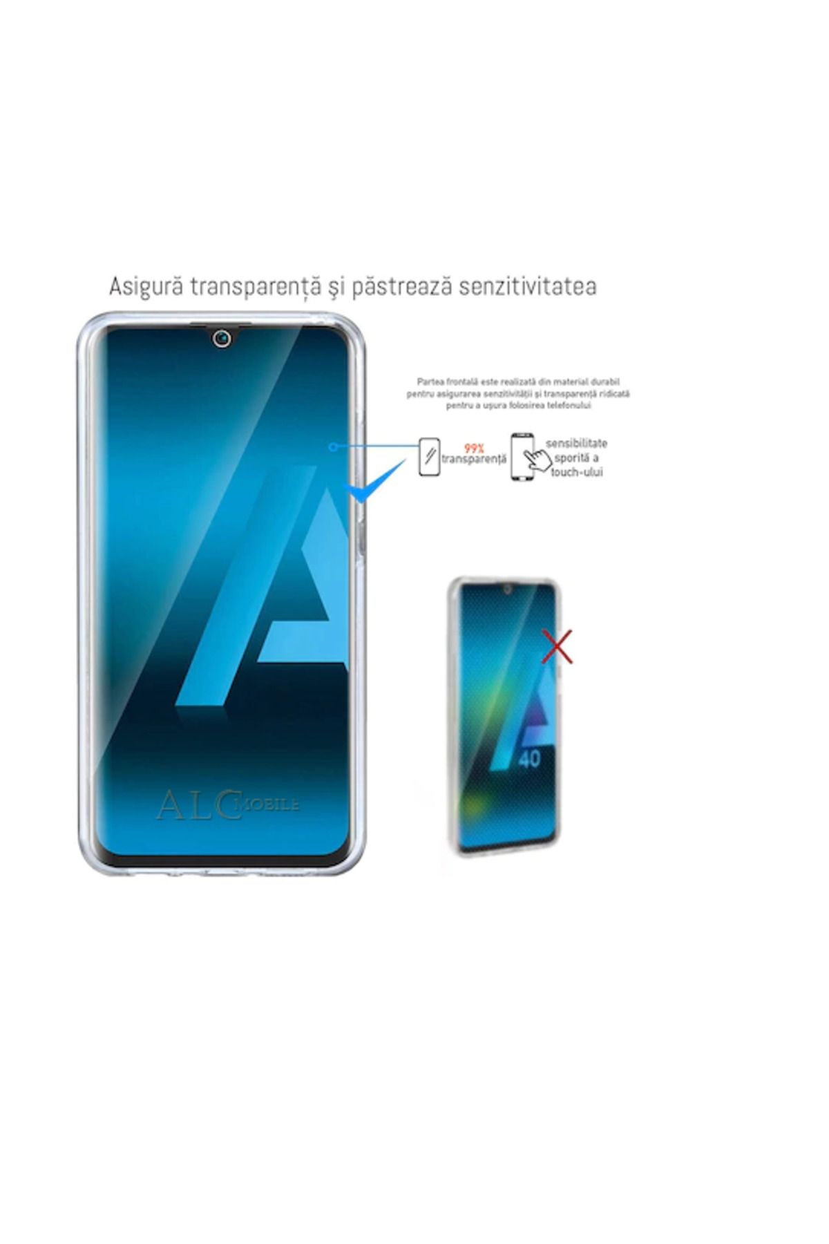 ALC MOBILE-360 case compatible with Huawei Nova 5T V2 Transparent front+back 3