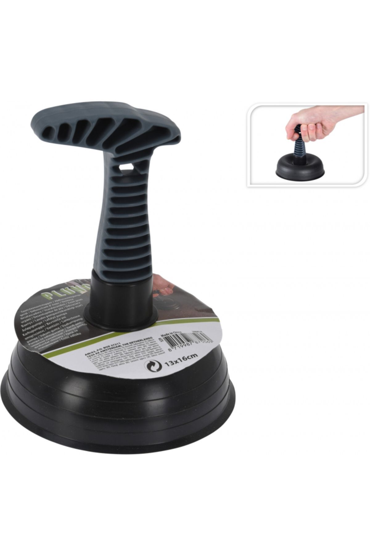 Koopman-Sink unclogger with ergonomic handle 1