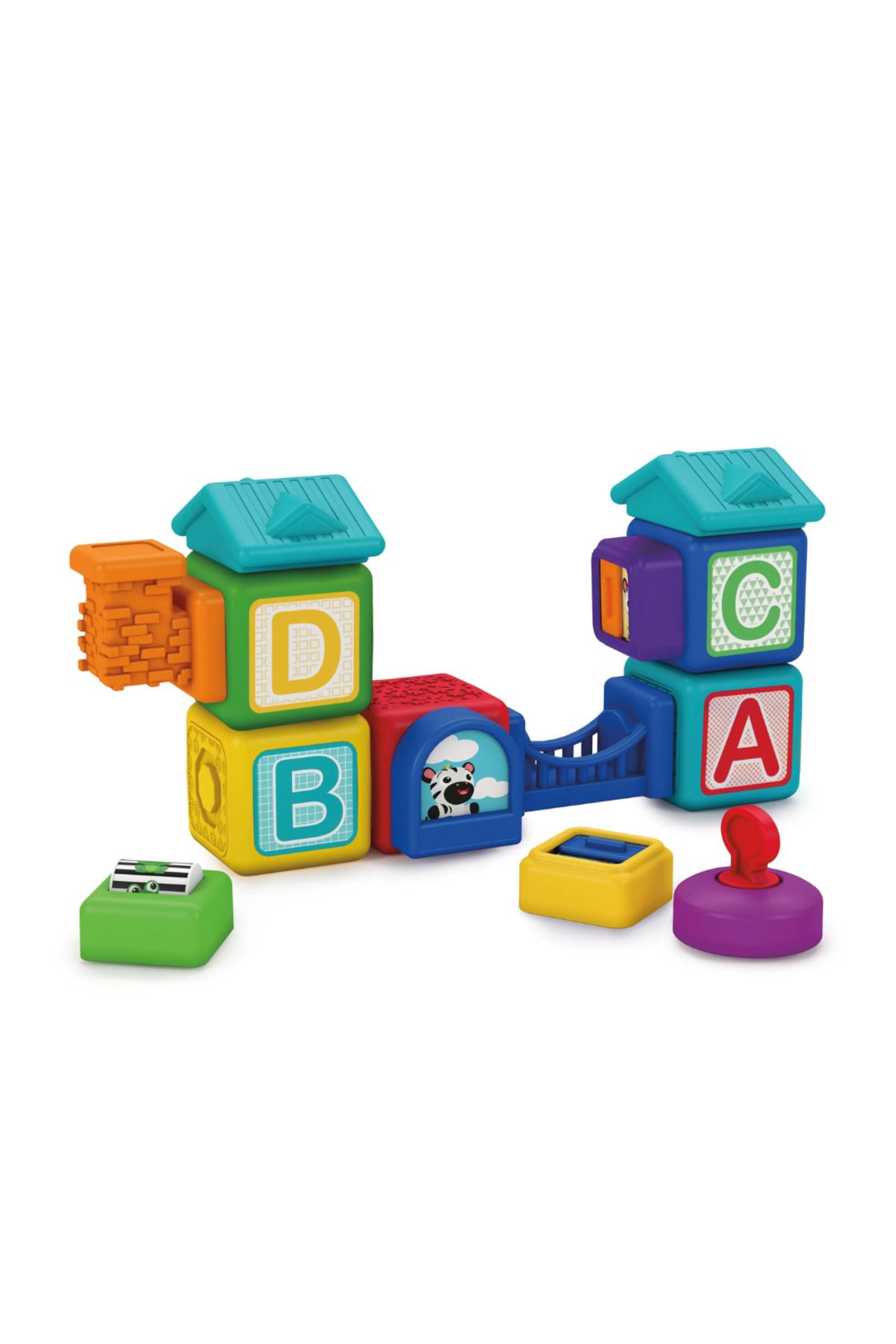 Baby Einstein-- Magnetic Activity Blocks, "Bridge & Learn" 15 Pieces 14