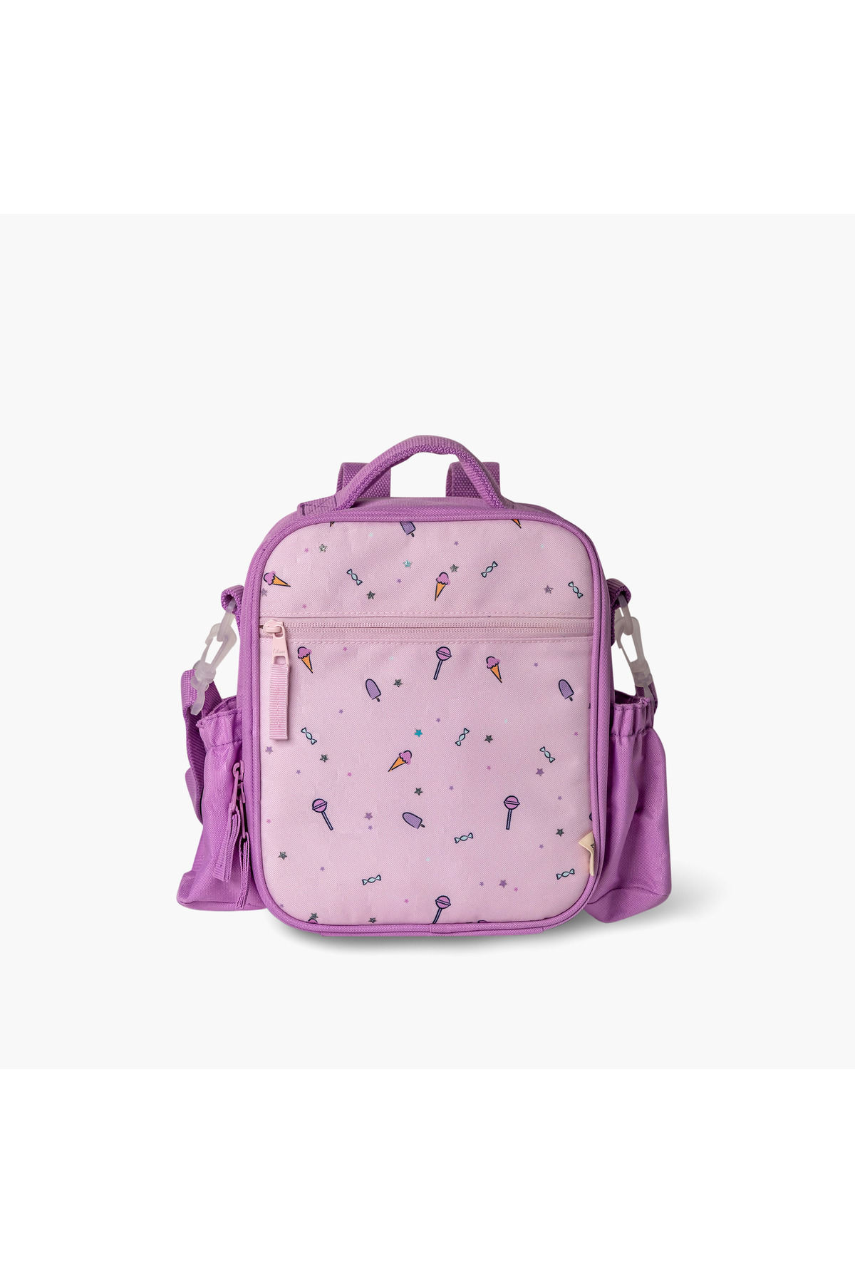 Citron-Printed Insulated Lunch Bag with Adjustable Straps and Zip Closure 1