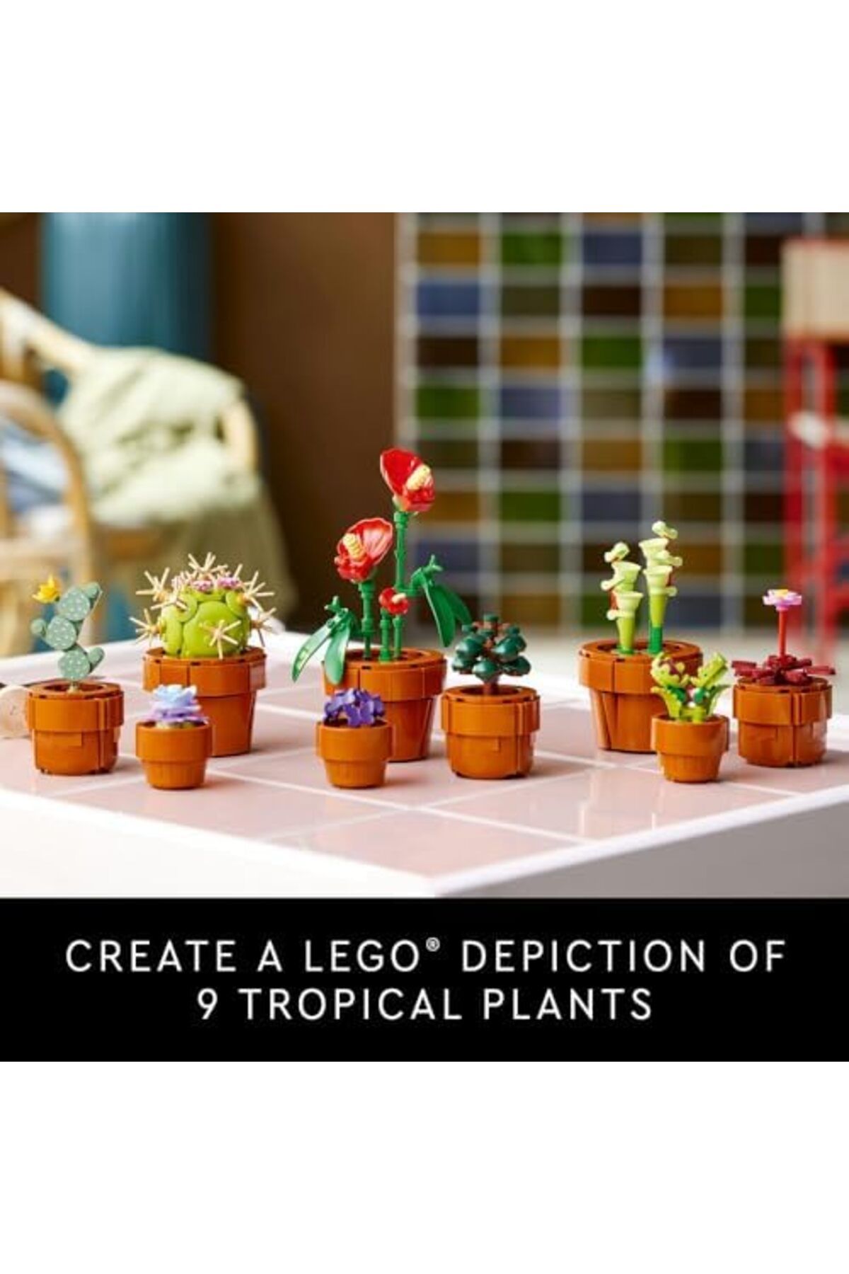 LEGO-Botanicals Tiny Plants Set - Gifts for Mother's Day with 9 Potted Artificial Plants for Indoors 4