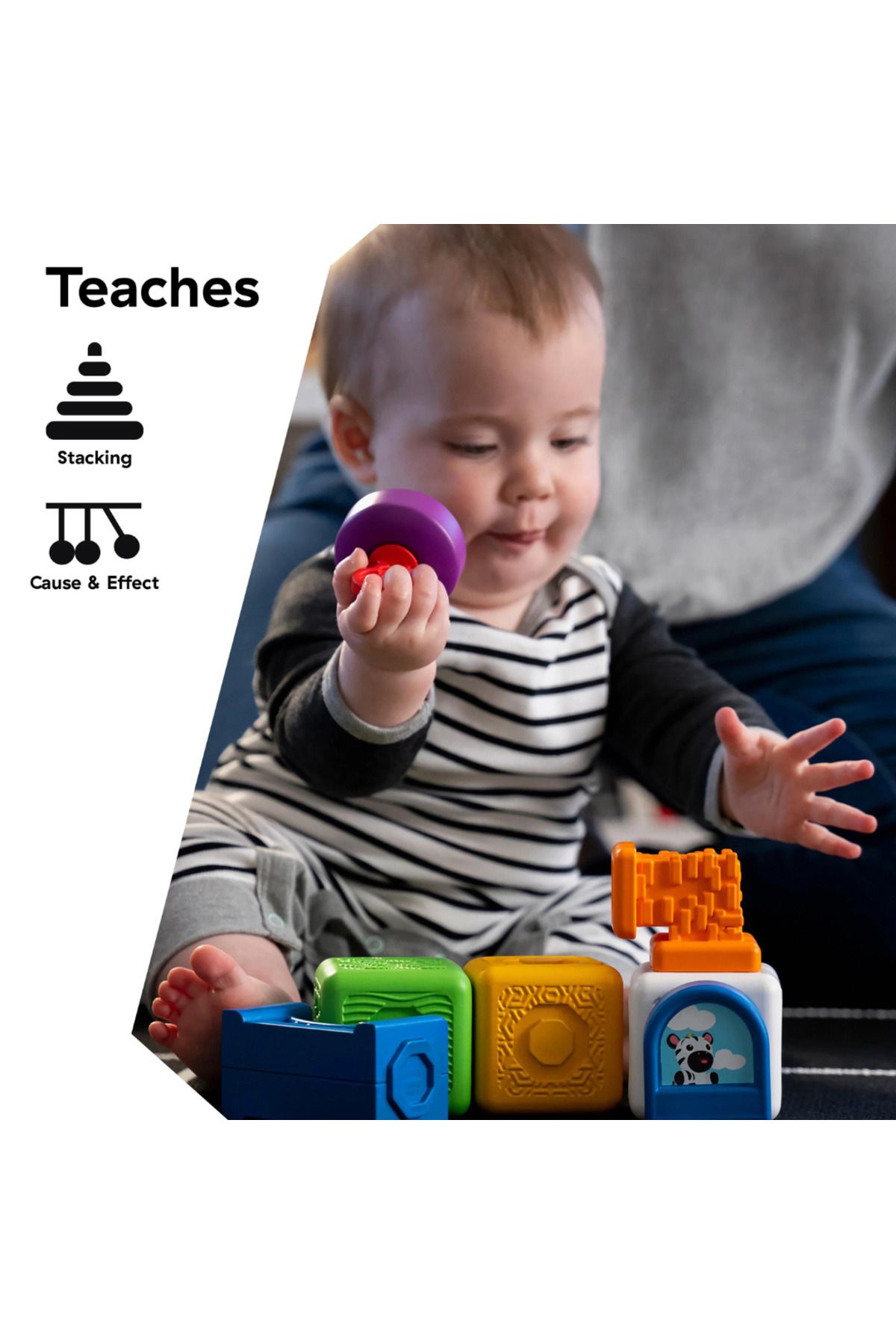 Baby Einstein-- Magnetic Activity Blocks, "Bridge & Learn" 15 Pieces 9