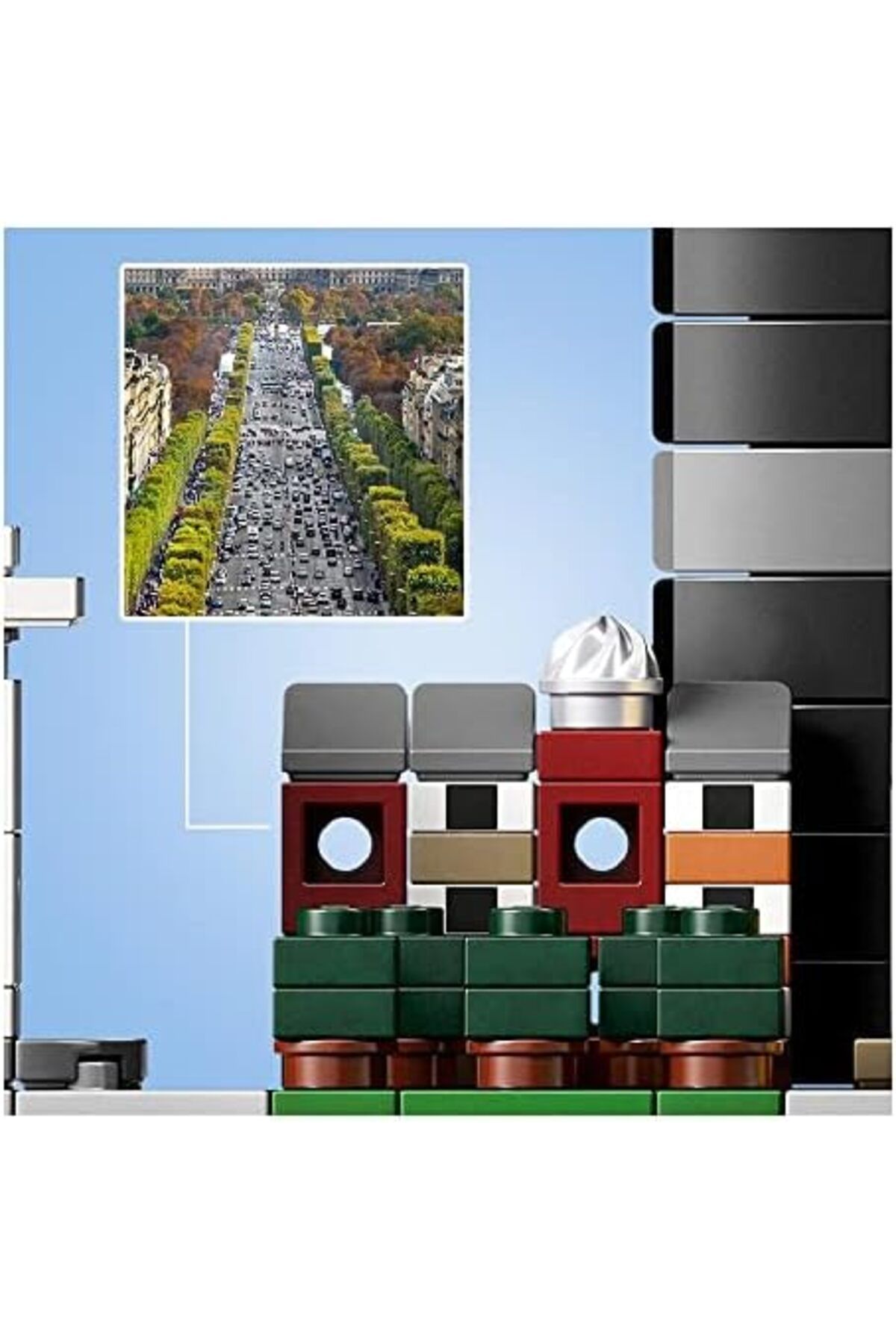 LEGO-21044 Architecture Paris Model Building Set for Adults with Eiffel Tower and The Louvre Model, 6