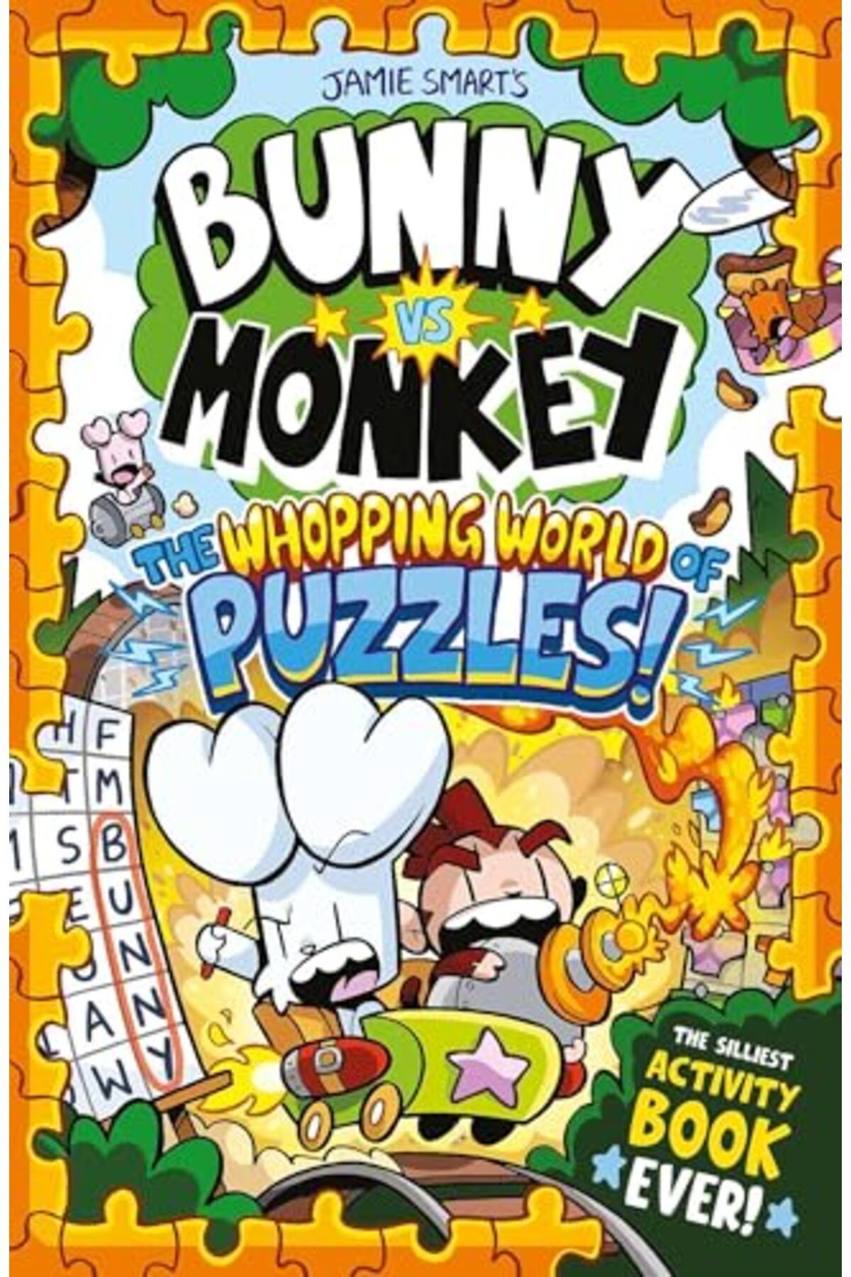 David Fickling Books-Bunny Vs Monkey The Whopping World Of Puzzles A Phoenix Comic Book From The Millionselling Jamie 1