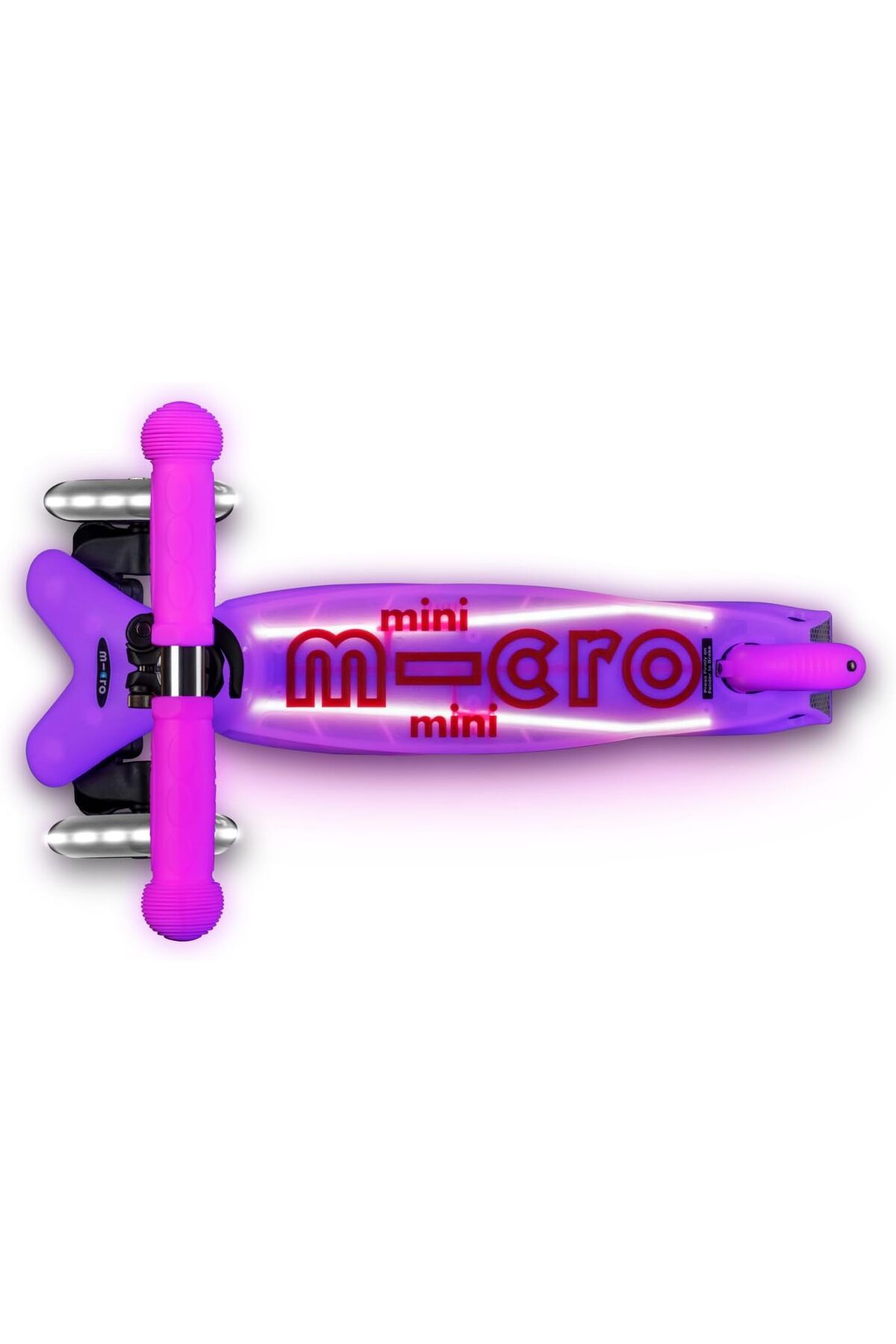 Micro-Micro Kickboard | Mini Deluxe Glow Plus LED Scooter | Adjustable Handlebar | Lean-to-Steer | Lightwe 3