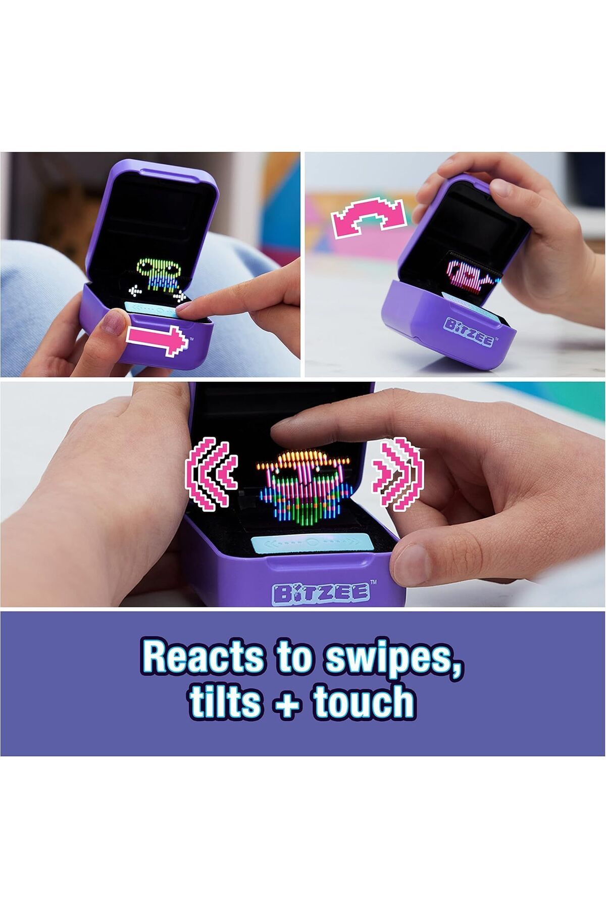 Generic-Bitzee, Interactive Toy Digital Pet with 15 Animals Inside, Virtual Electronic Pets React to Touch 6