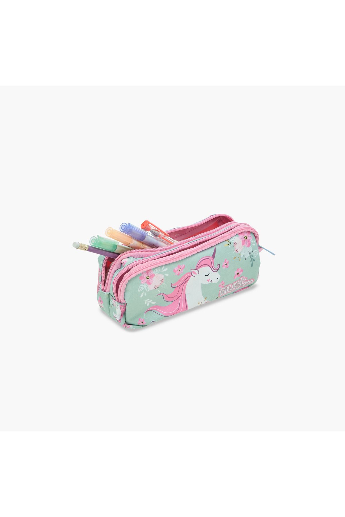 MUST-Unicorn Print Pencil Pouch with Zip Closure 8