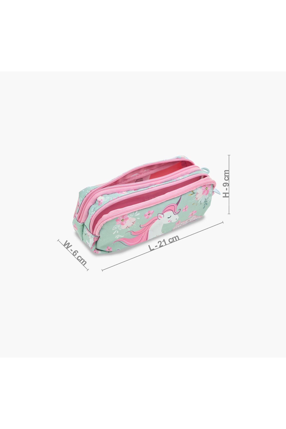MUST-Unicorn Print Pencil Pouch with Zip Closure 2