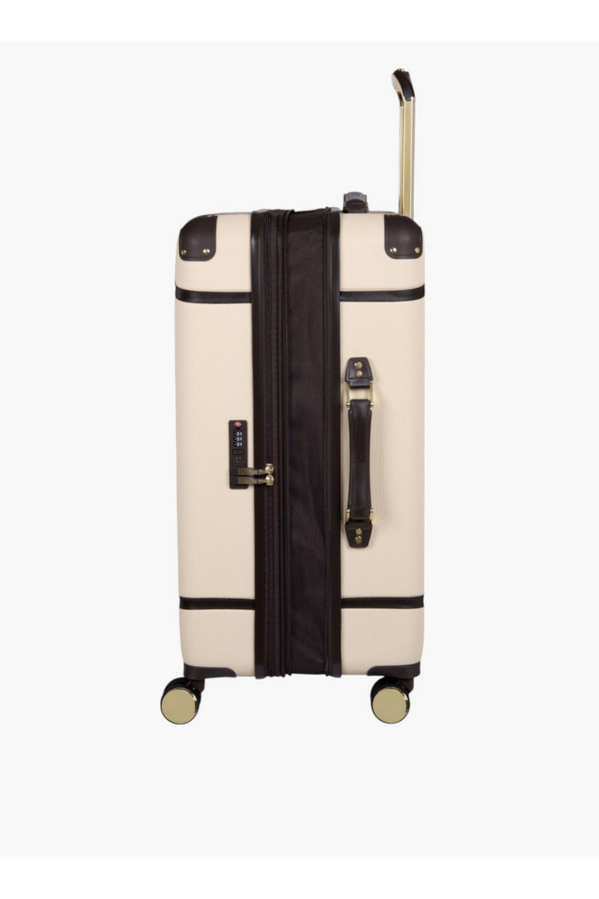 IT-Solid Hardcase Trolley Bag with Retractable Handle and Zip Closure - 28 Inches Check-In Bag 4