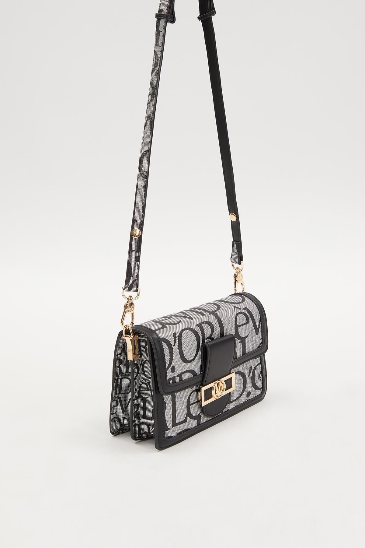 WALKWAY-Black Women's Shoulder Bag Levidor 930279 Bag 2