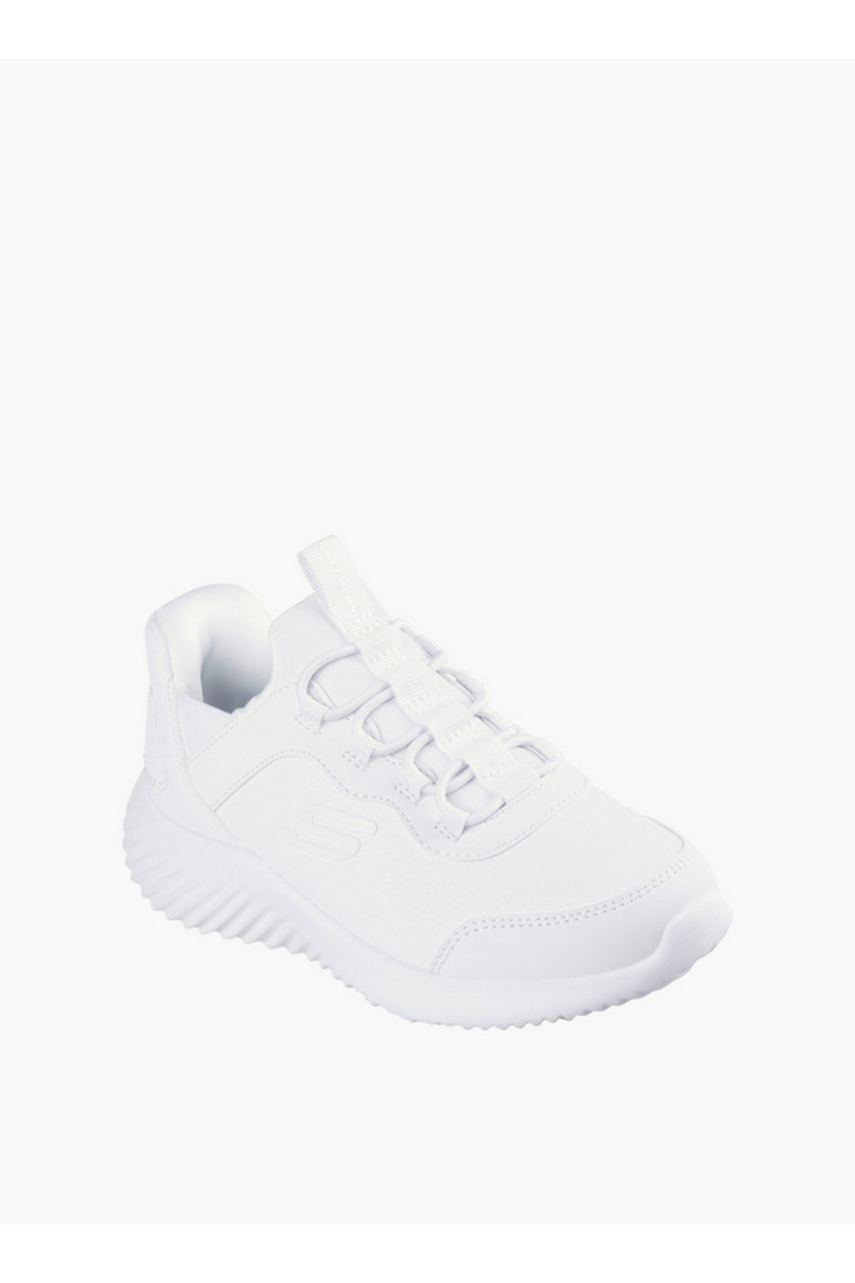 Skechers Boys' BOUNDER Slip-On School Shoes - 403896L-WHT