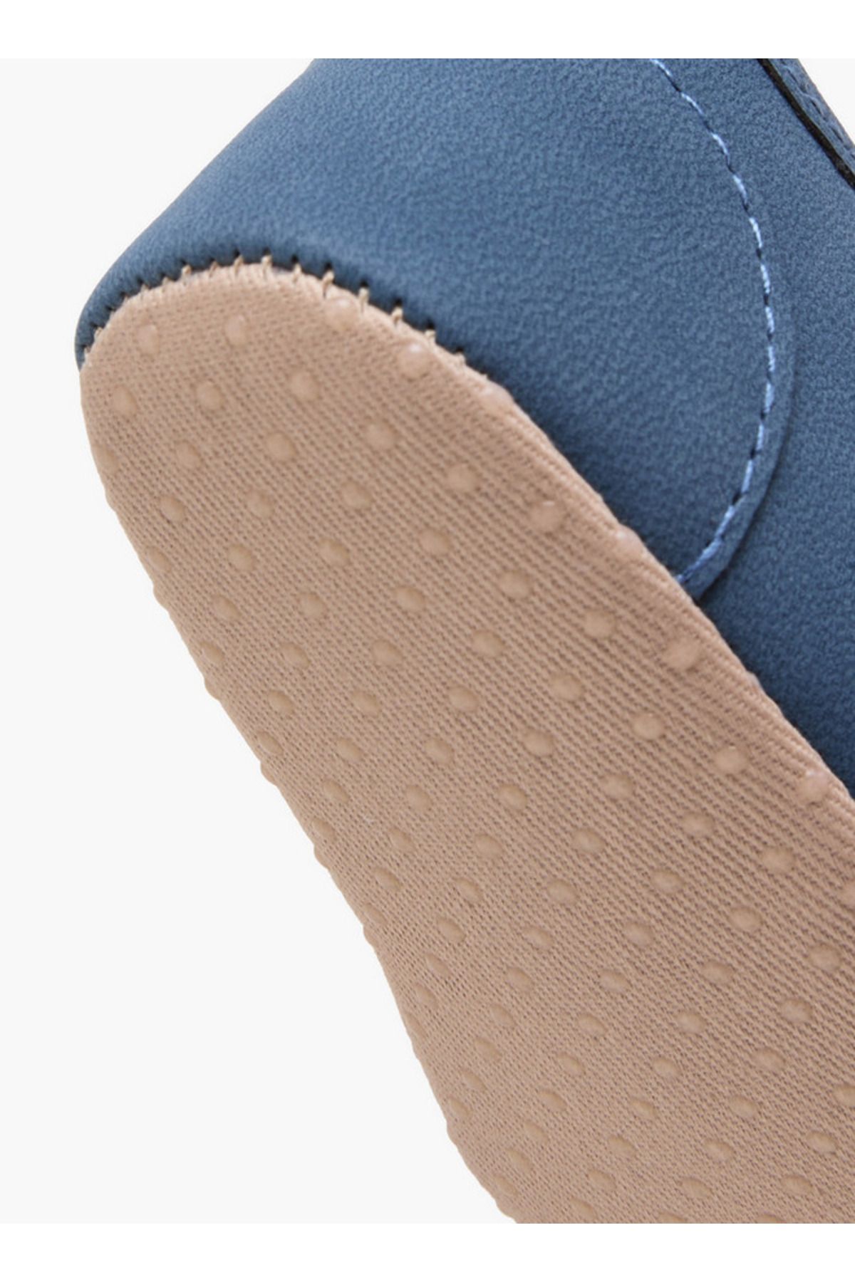 Barefeet-Solid Booties with Hook and Loop Closure 5