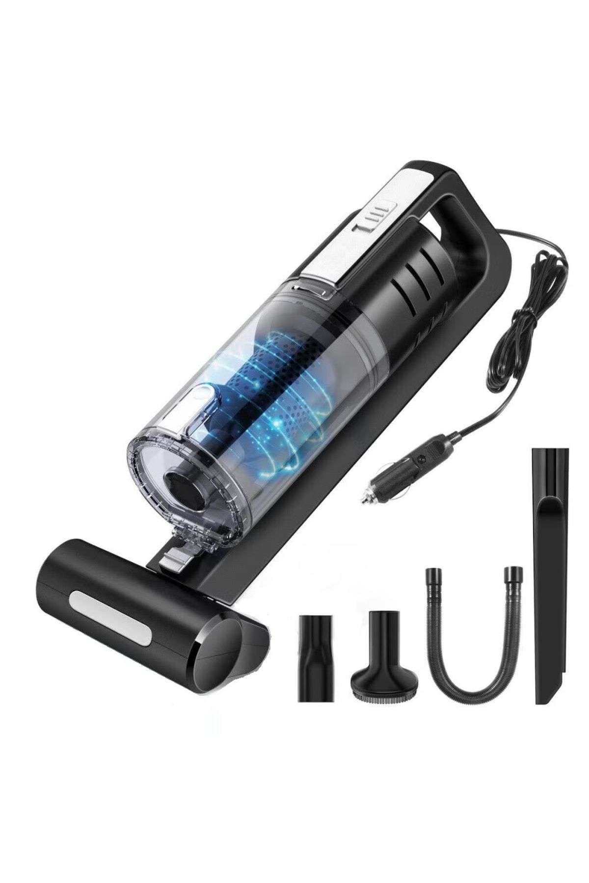 divendi-ro-Aspirator auto, Turbo 100W, Lumină LED, Accesorii incluse, Premium 1