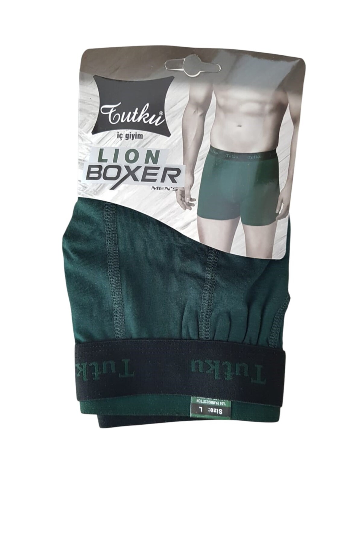 Tutku Erkek LION Spor Boxer 6'lı 0123 Kombin görsel 4