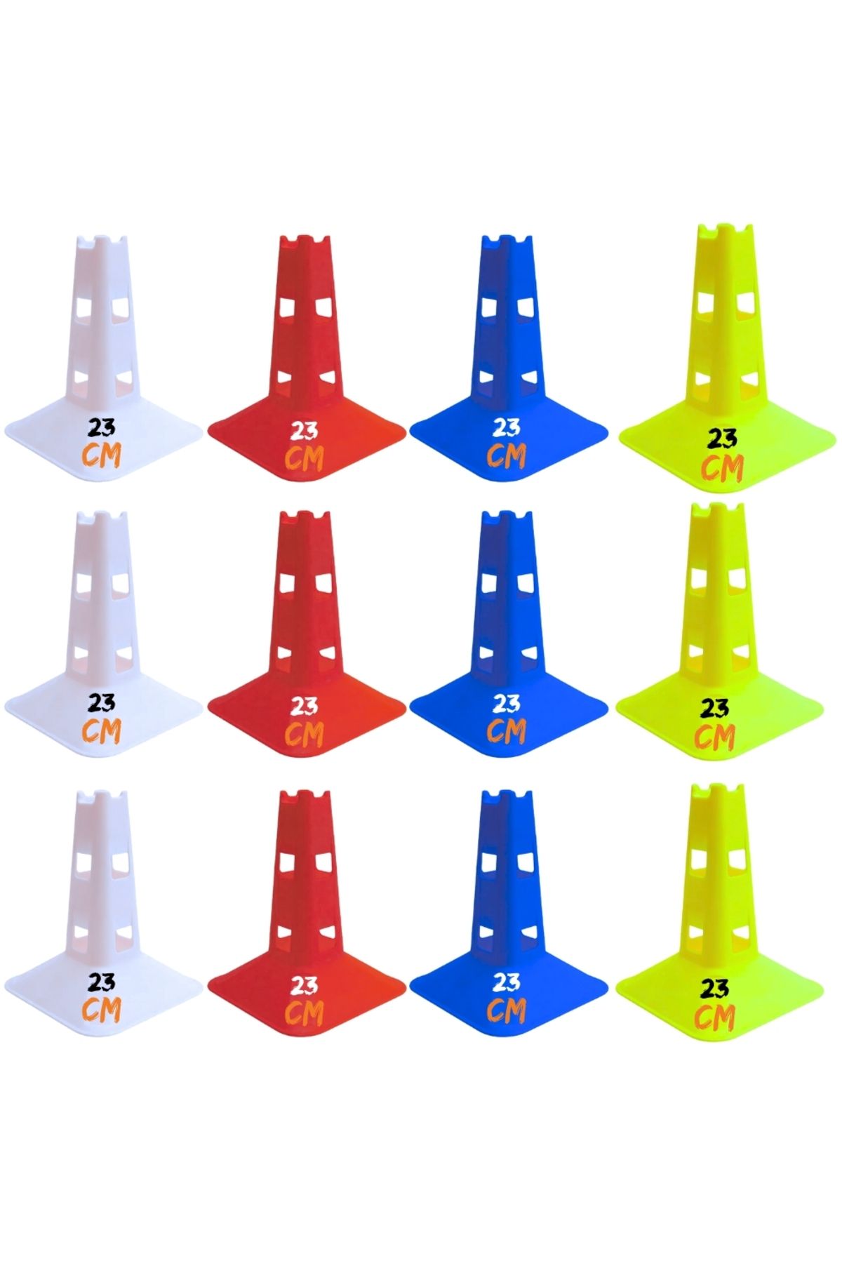 Kodispa-23 cm Perforated Triangle Bowl and Stick Training Set 2