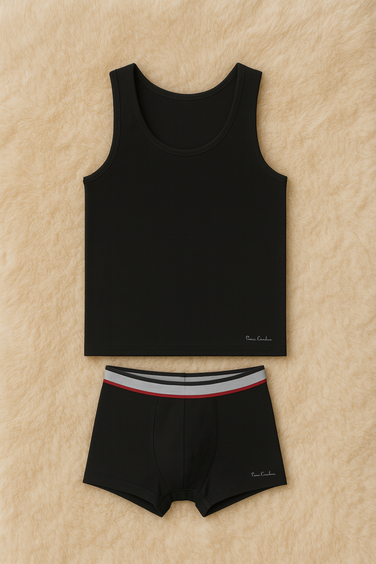 ست پیژامه مردانه راسته فاق نرمال آستین کوتاه | پیر کاردین Pierre Cardin L1.PC.CEY.09 - تصویر 6