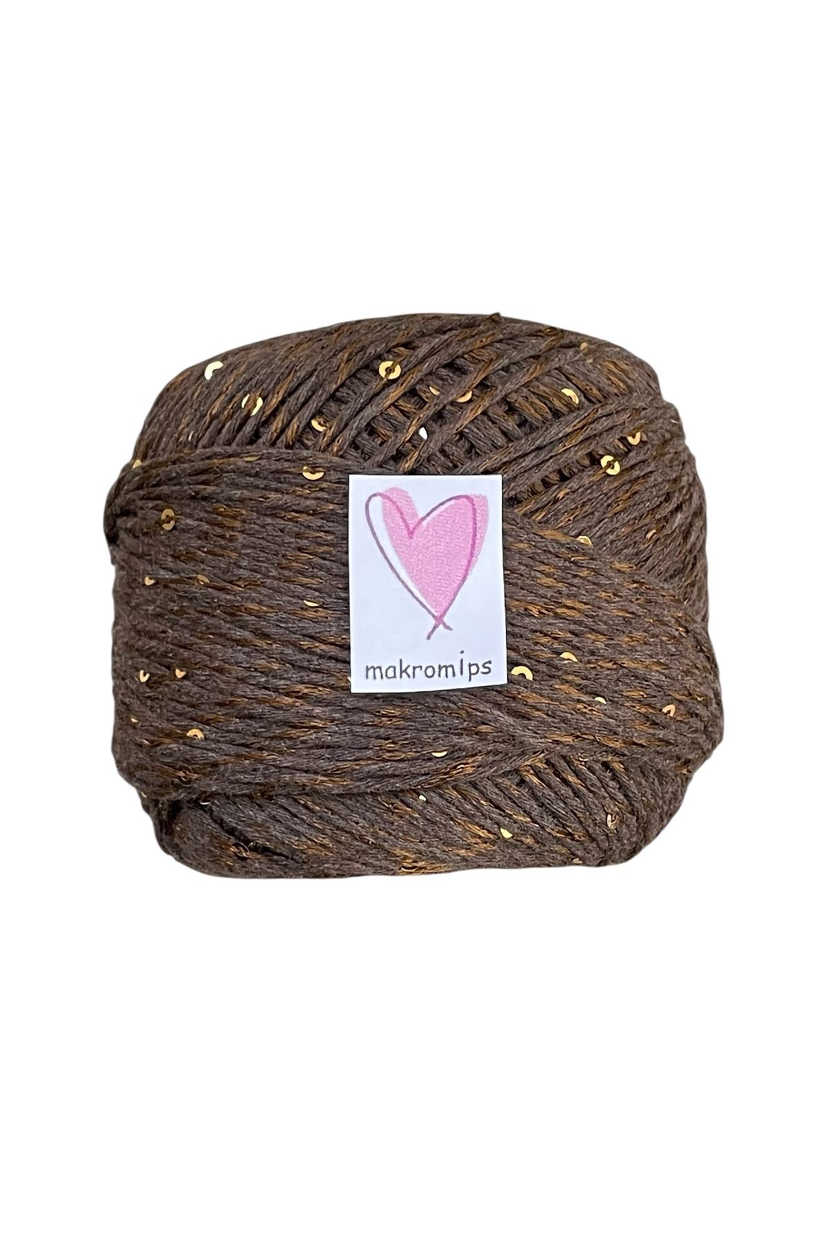Makromİps-Pullu Coton Hand Knitting Yarn (50Gr) Sequence Shiny Stylish Hobby Fun 2