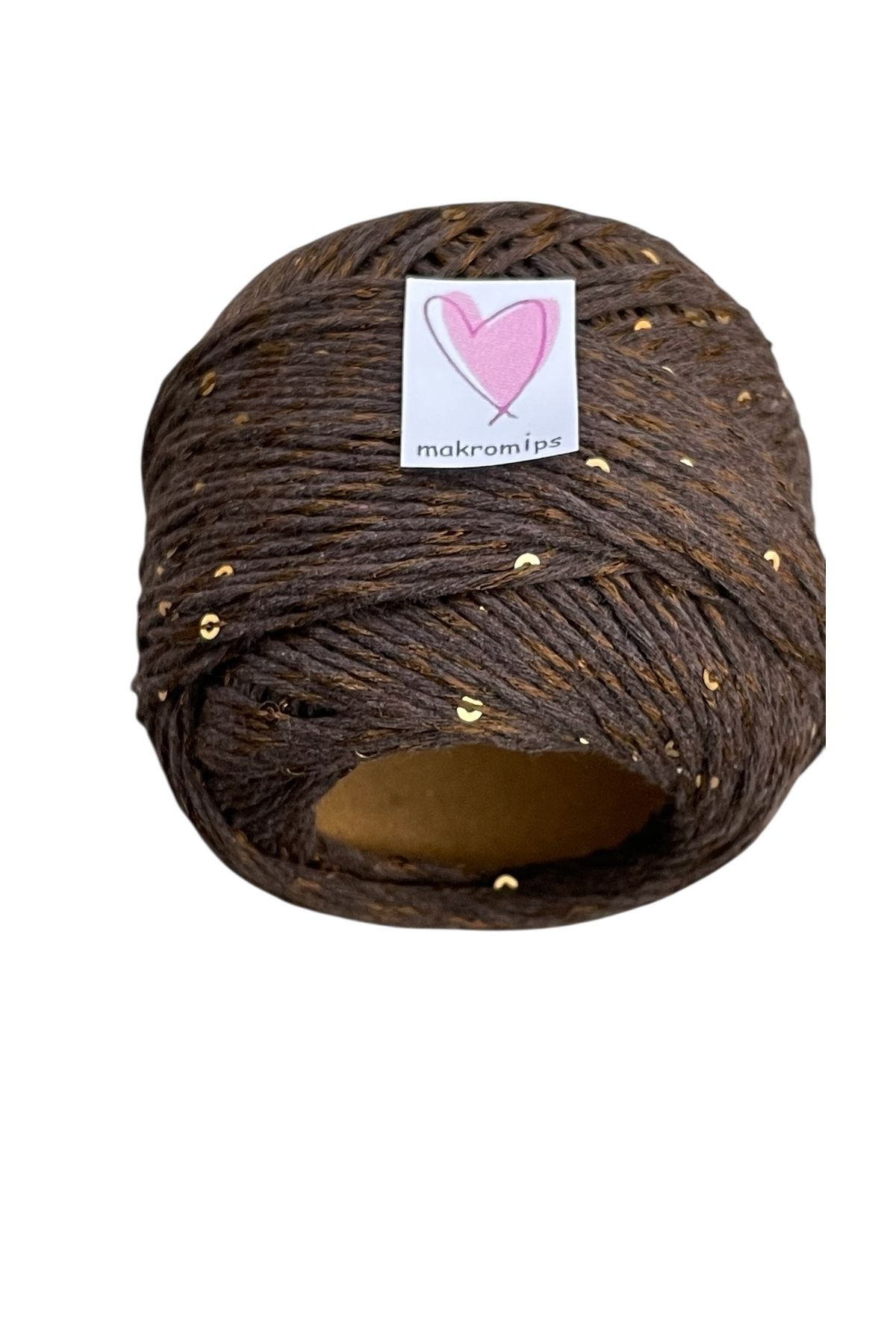 Makromİps-Pullu Coton Hand Knitting Yarn (50Gr) Sequence Shiny Stylish Hobby Fun 1