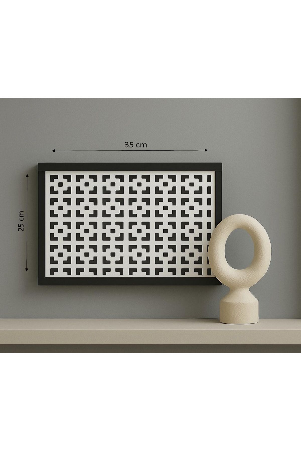 EMİZEY-Decorative Box Fuse and Modem-Wifi Storage Box 25X35 cm Depth 11 cm 2