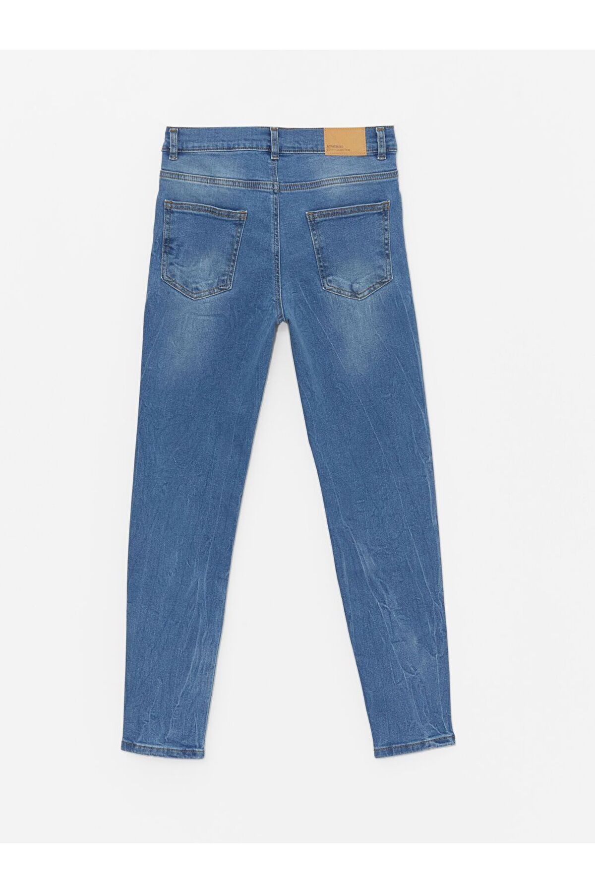 LC Waikiki-Lcw Kids Boy's Jeans Trousers with Adjustable Elastic Waist 4