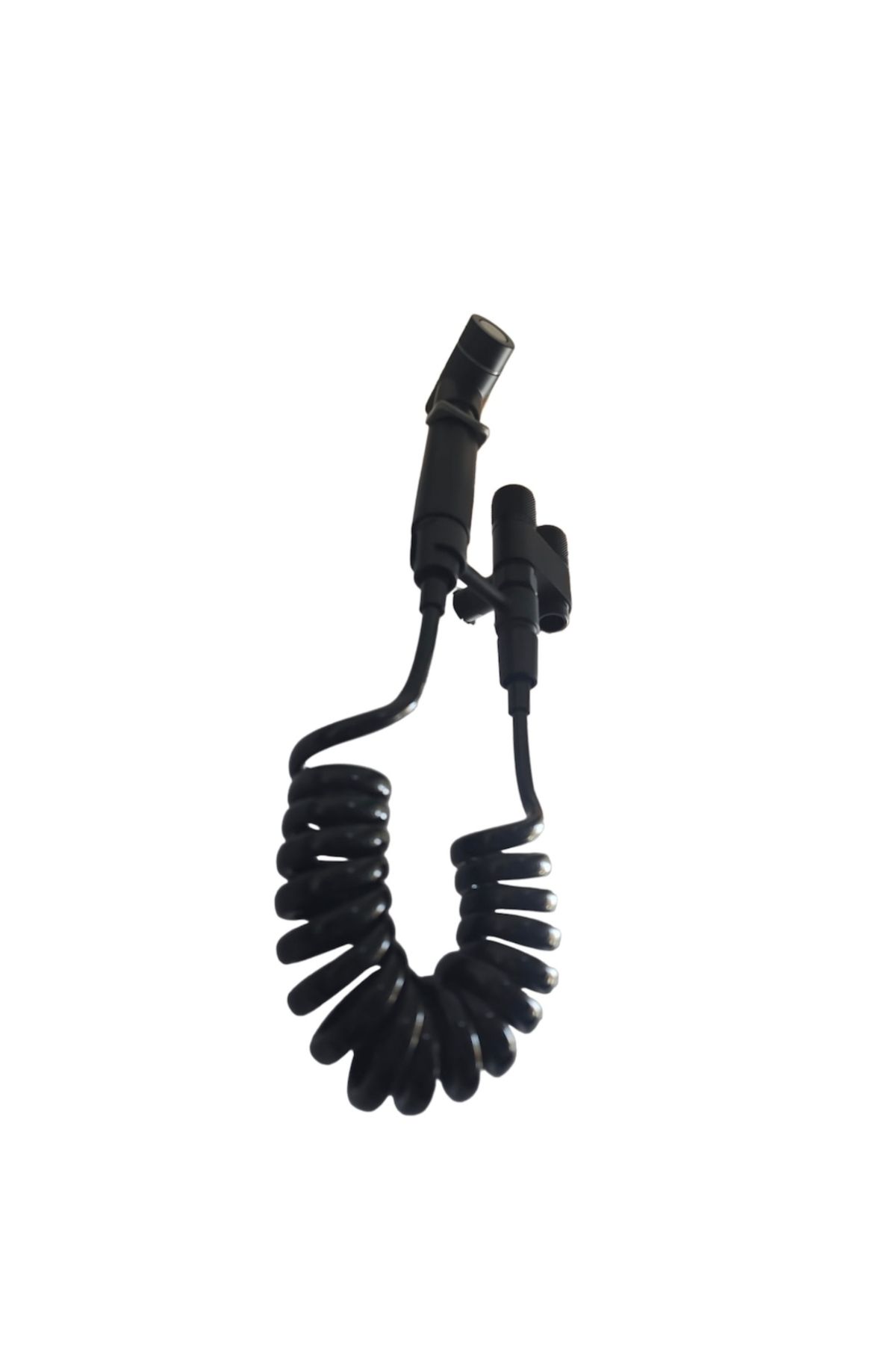HAWIRE-Baterie dubla dus WC si bideu cu furtun spiralat flexibil 1.2m, accesoriile incluse. 4