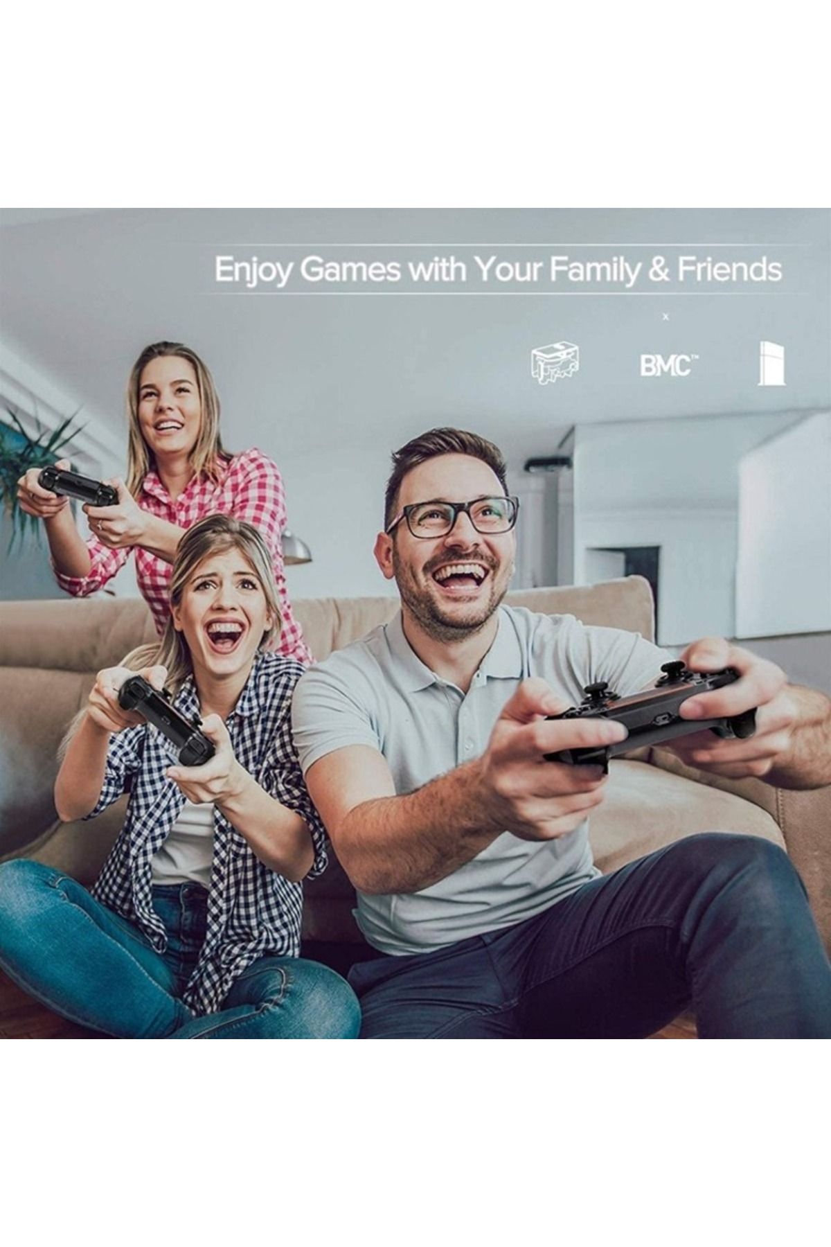 Generic-Wireless Controllers P4 Gamepad Kit Ps, Double-motor Vibration/precision Control Gameplay 3