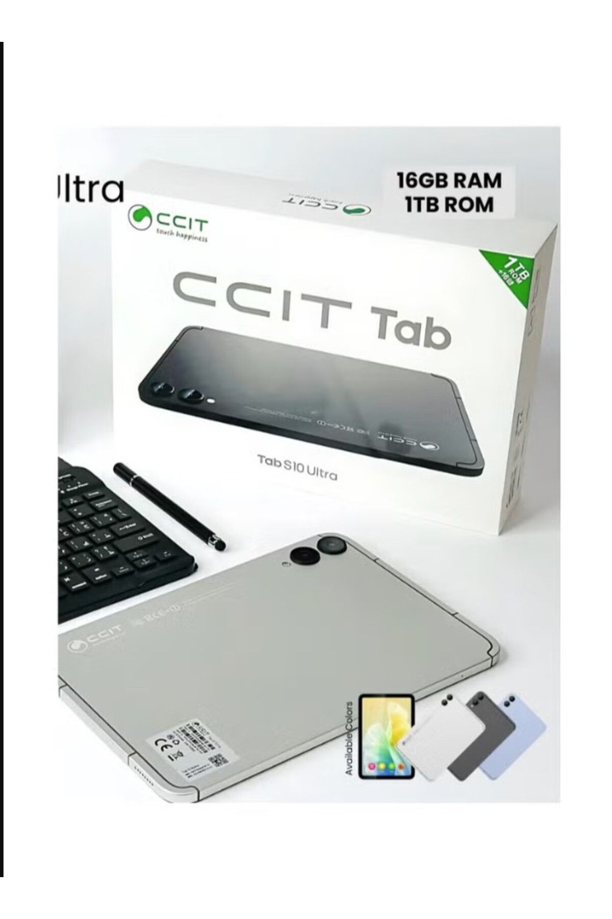CCIT-تابلت Tab S10 Ultra شاشة 10.1" ورام 16GB وذاكرة 1TB 4