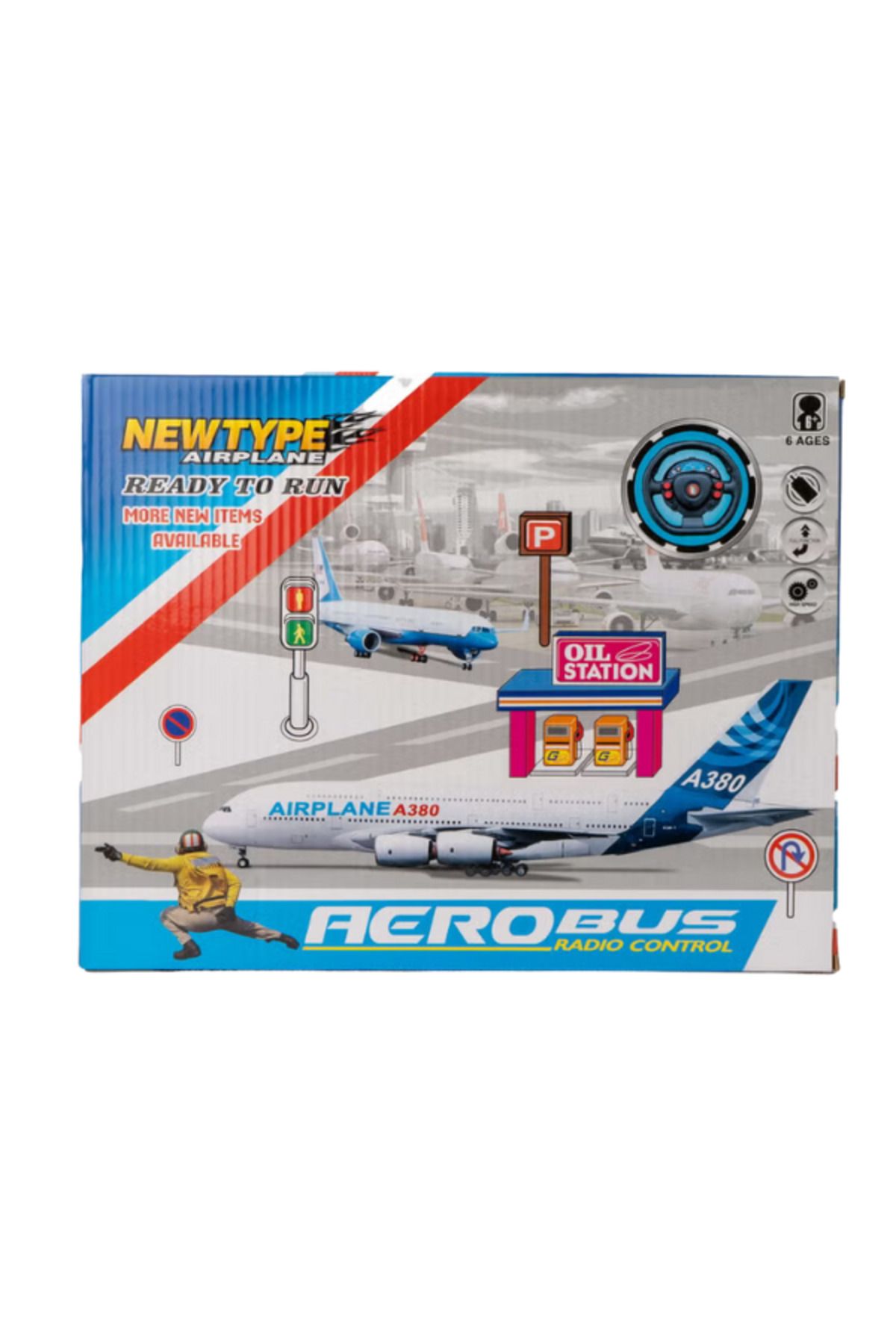 Generic-A380 Airplane Game with Remote Control – Realistic Ground Driving Experience 7