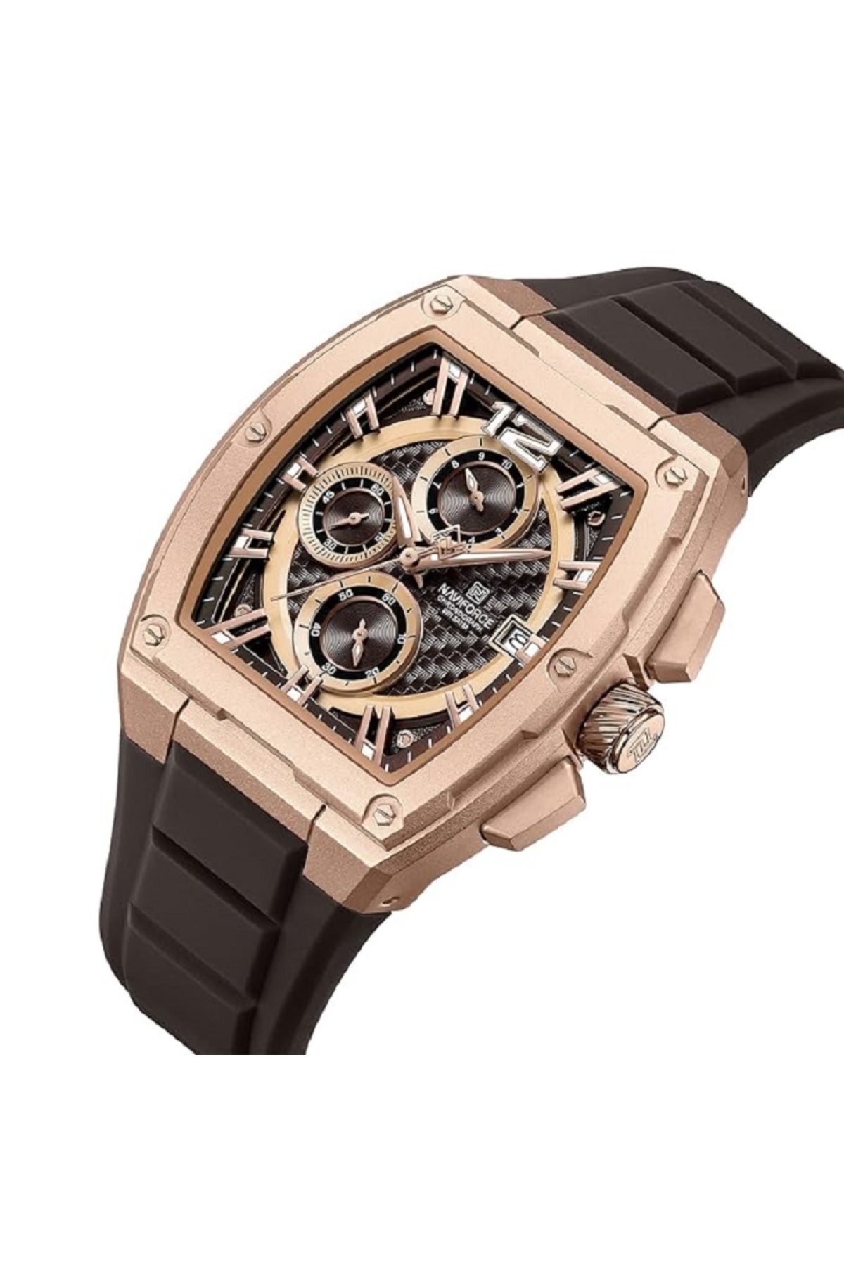 Naviforce-Chronograph Sports Watch with Multi-Function Display Durable Strap Water Resistant Timepiece 6