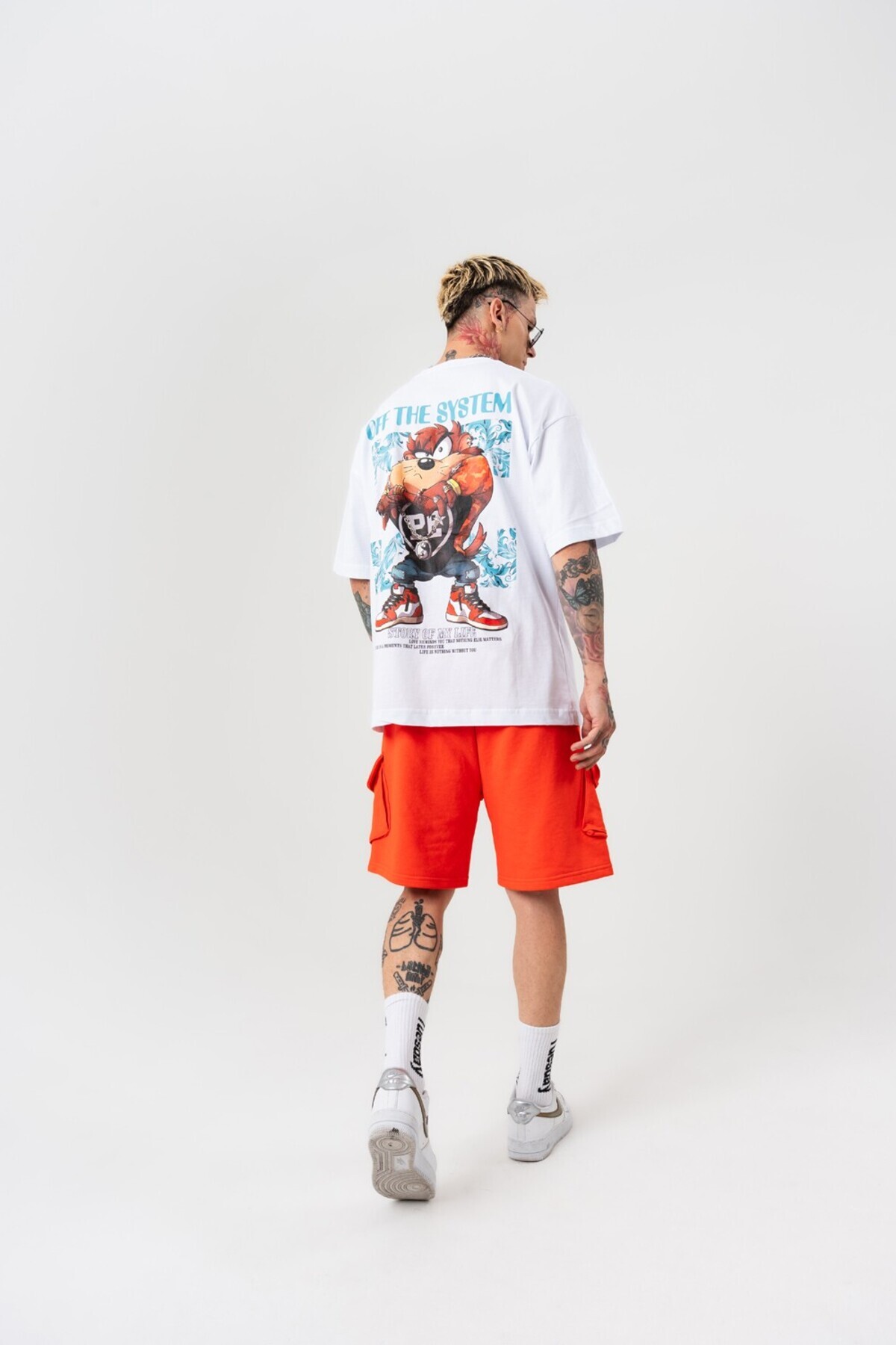 go gang own-Σορτς Patchrun Kargo Oversize 6