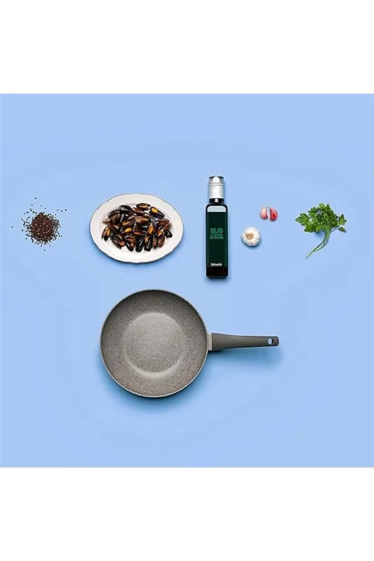moneta-Sinfonia Wok 28 cm Is Also Suitable for Induction, Powered by Mineral Particles 6
