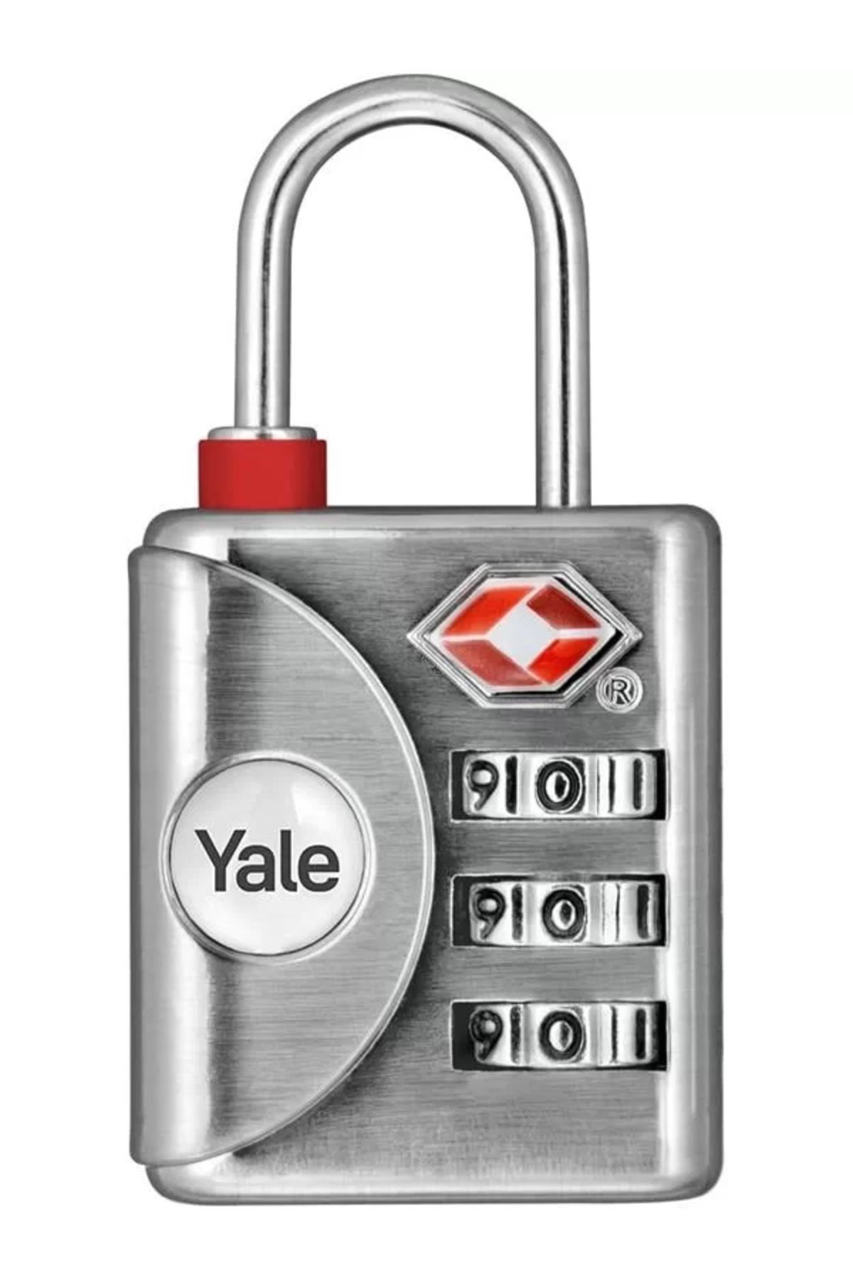 Yale-Ytp1/32/119/1 Combination Padlock with Control Indicator (TSA APPROVED), Gray 2