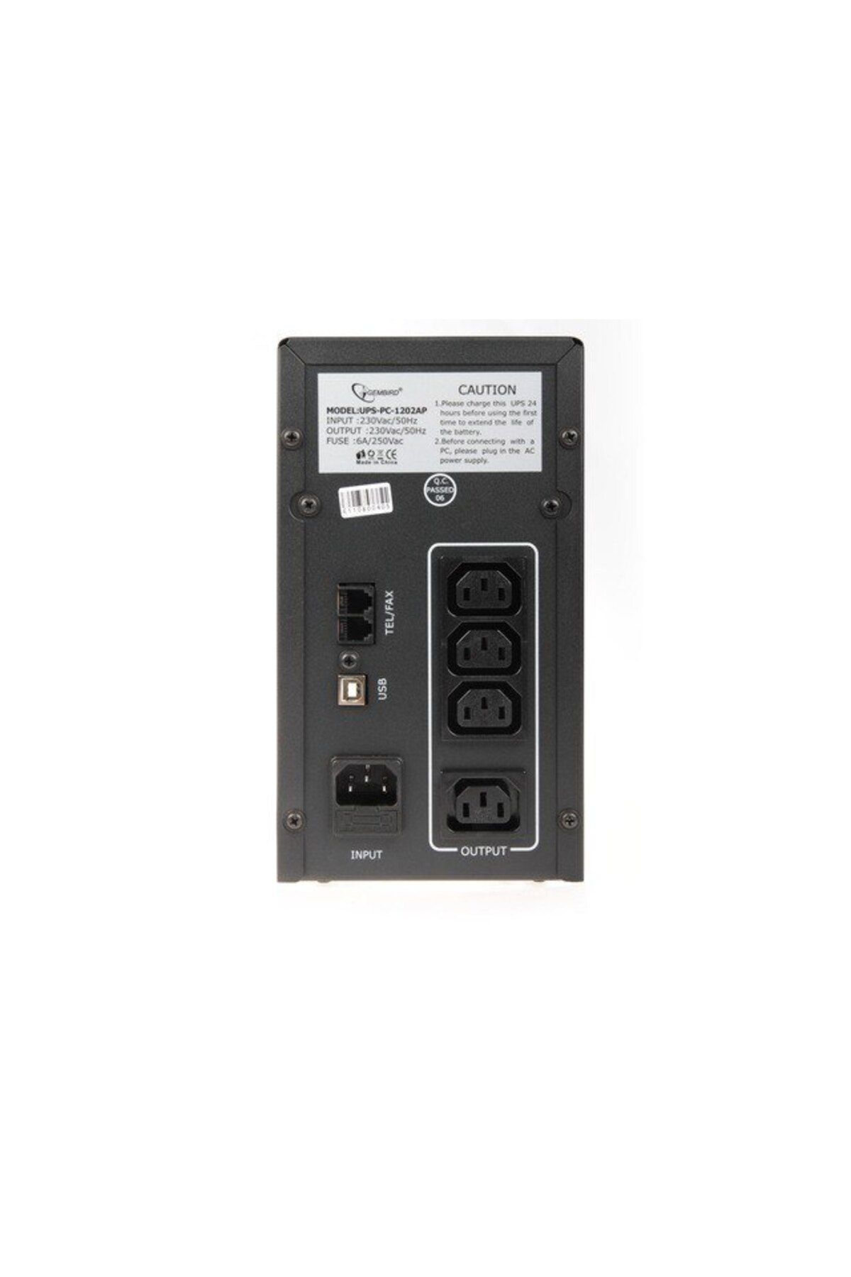 3-EnerGenie | UPS UPS-PC-1202AP | 1200 VA | 220 V | 220 V 6